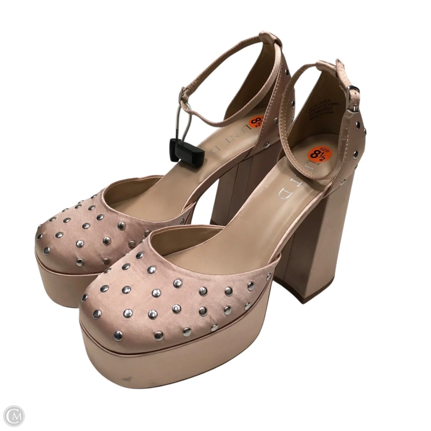 Shoes Heels Block By Silent D In Pink, Size: 8.5