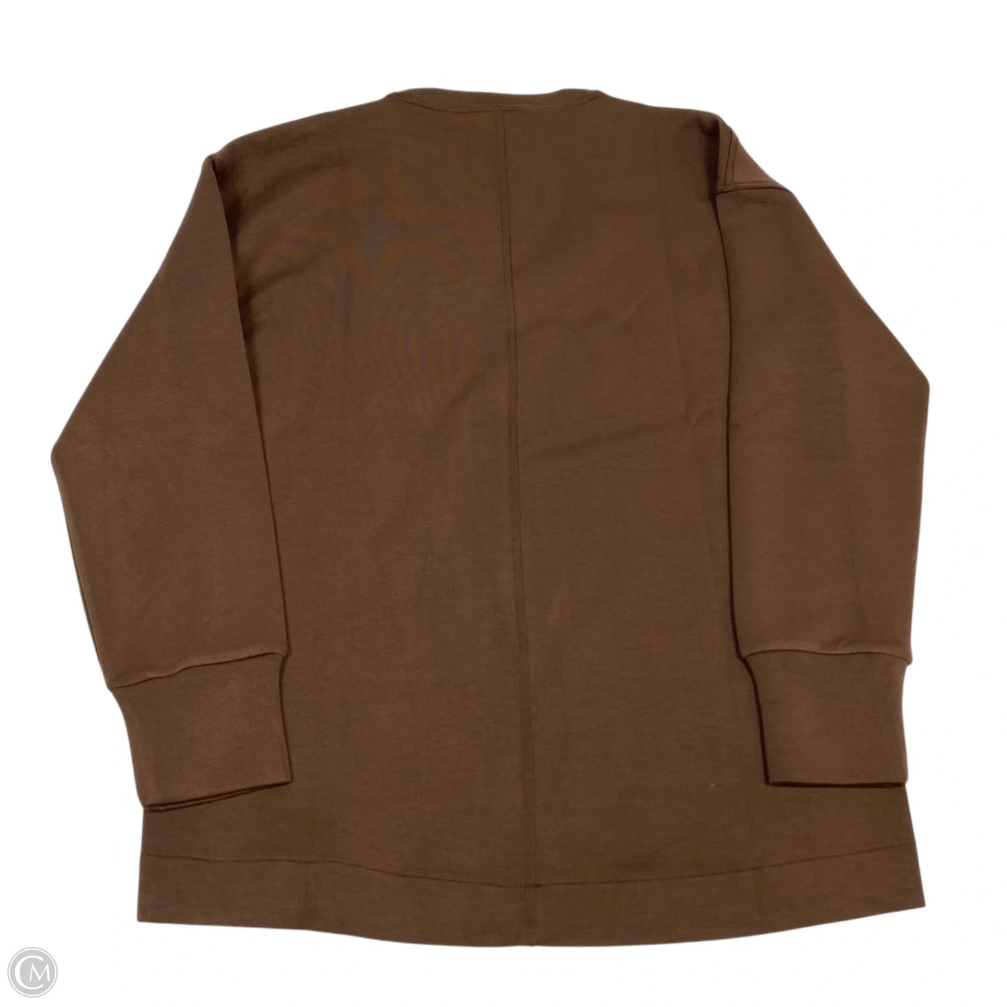 Athletic Sweatshirt Crewneck By Spanx In Brown, Size: S