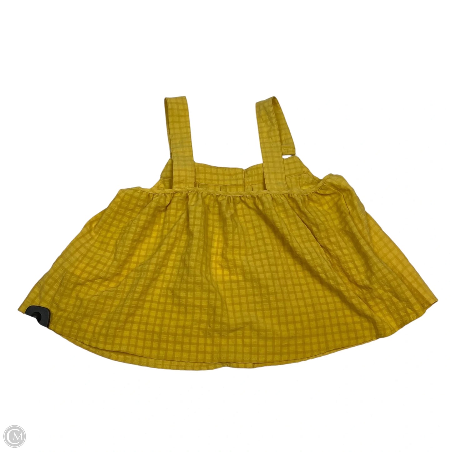 Top Sleeveless By Promesa In Yellow, Size: S