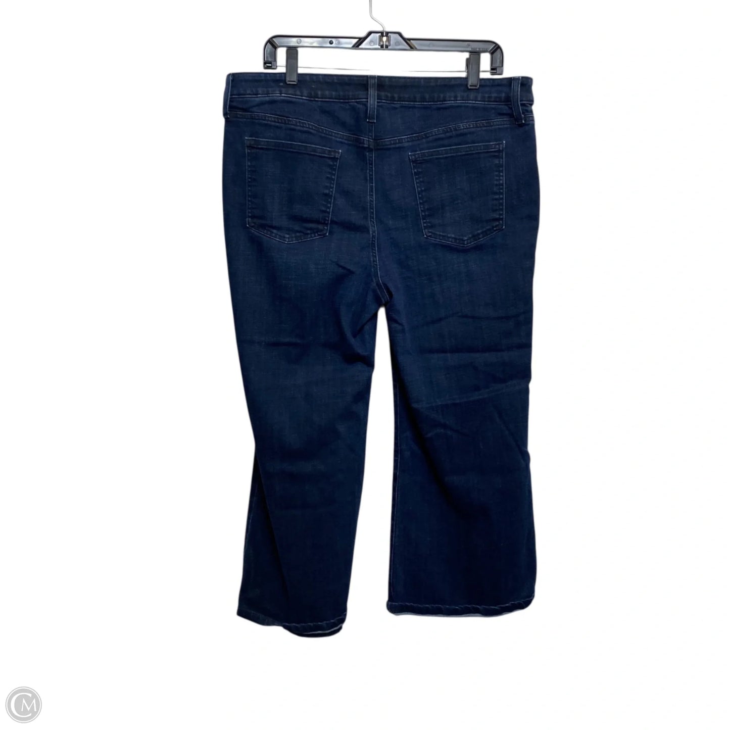 Jeans Wide Leg By Chicos In Blue Denim, Size: 14p