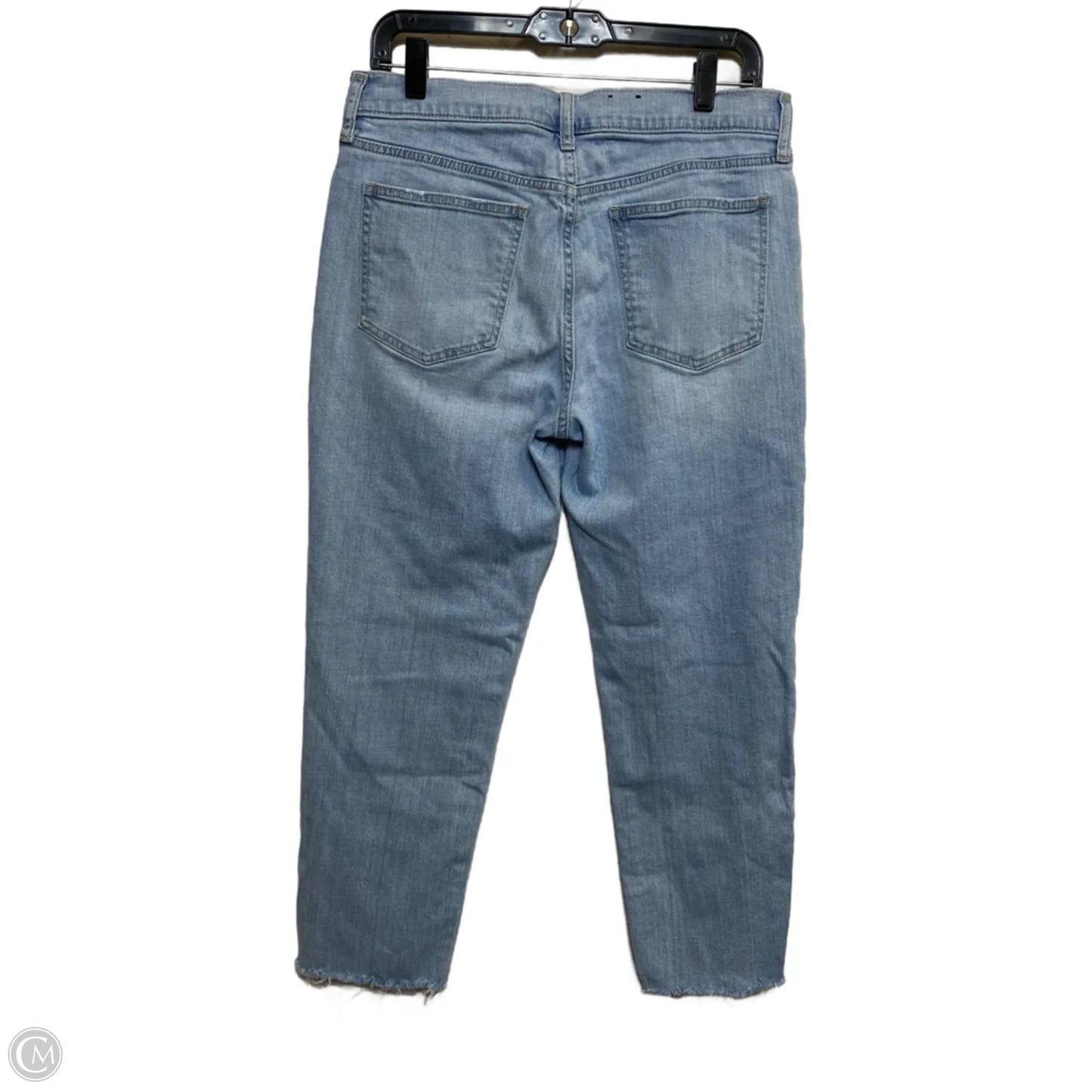 Jeans Straight By Gap In Blue Denim, Size: 8