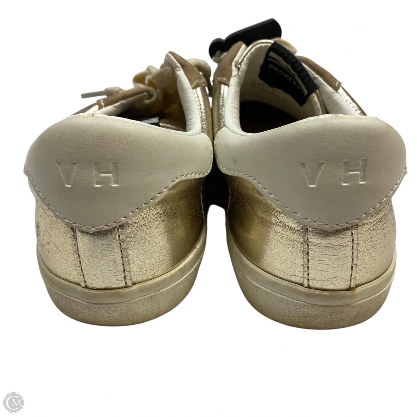 Shoes Sneakers By Vintage Havana In Gold, Size: 9