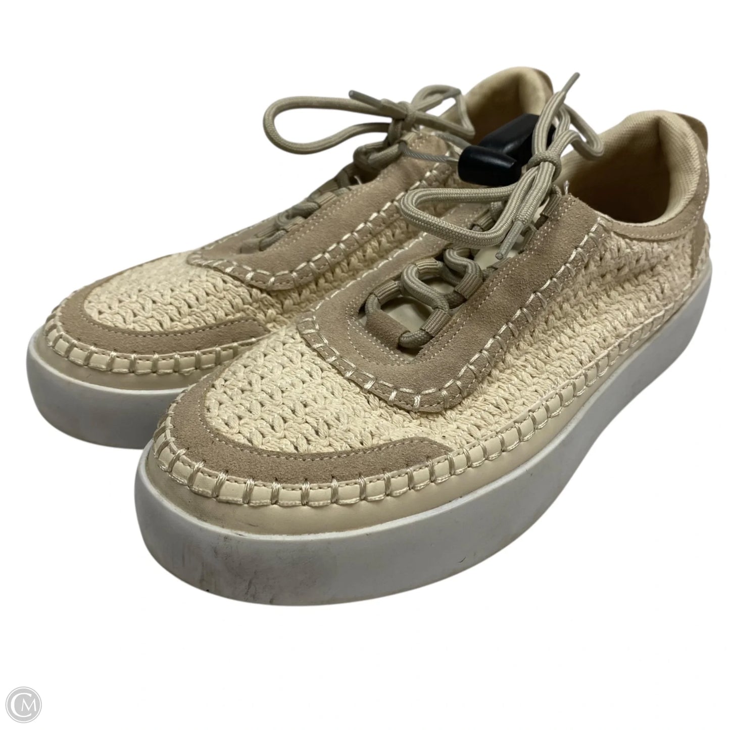 Shoes Sneakers By Ontwoods In Cream, Size: 8