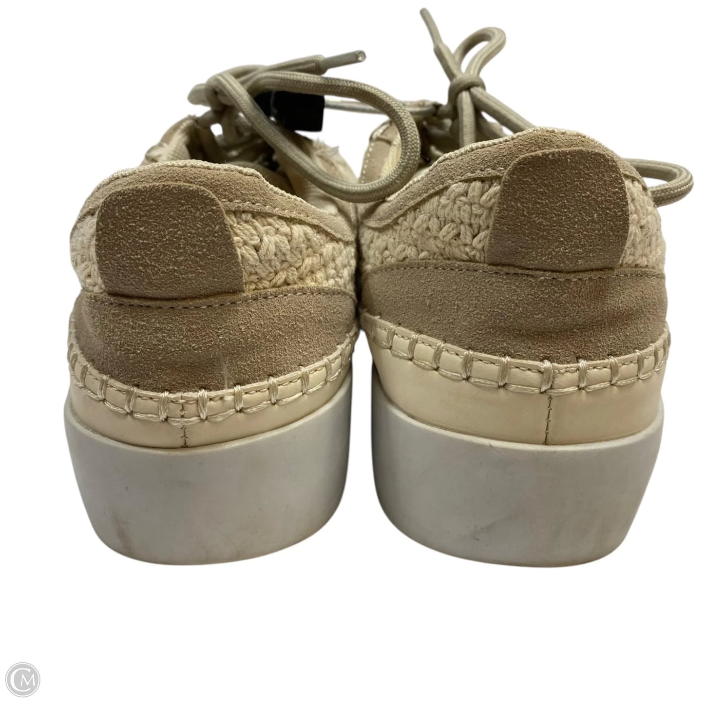 Shoes Sneakers By Ontwoods In Cream, Size: 8