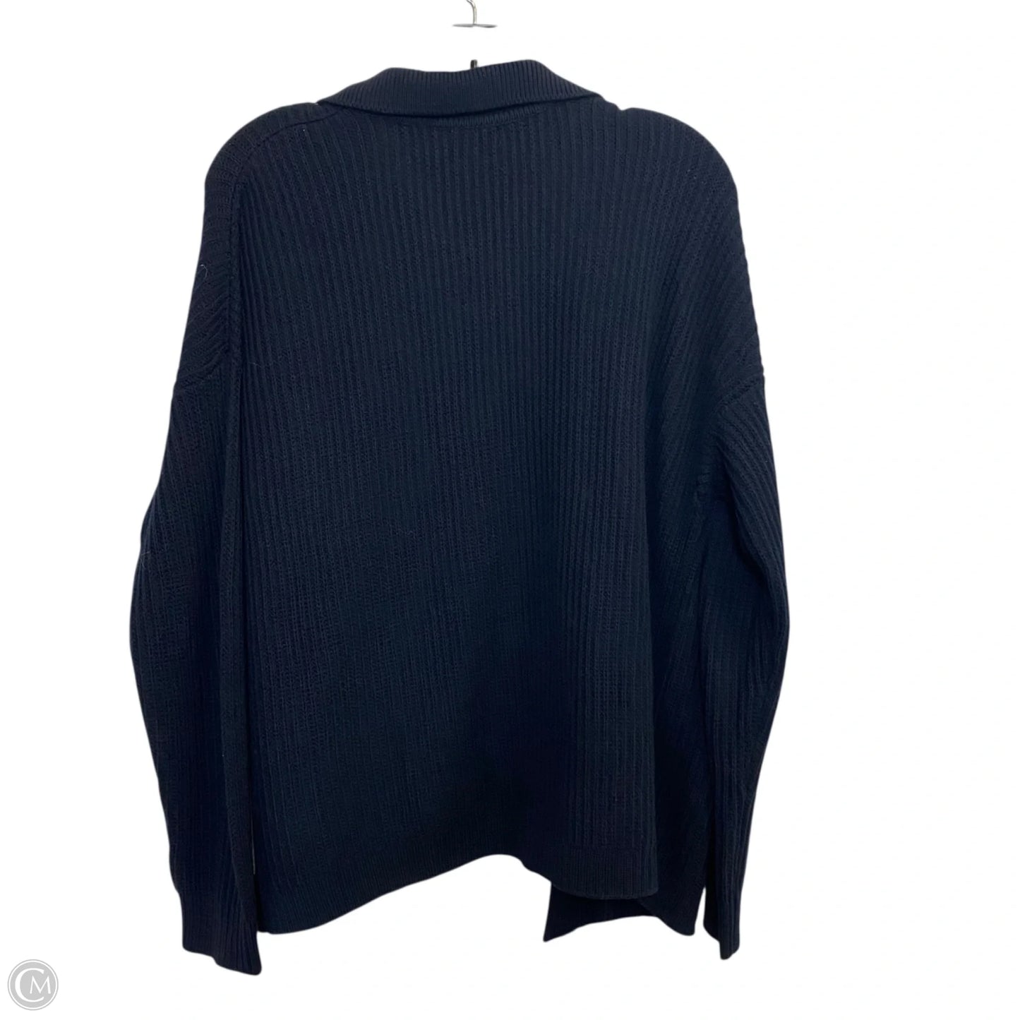 Sweater Cardigan By J. Jill In Navy, Size: M