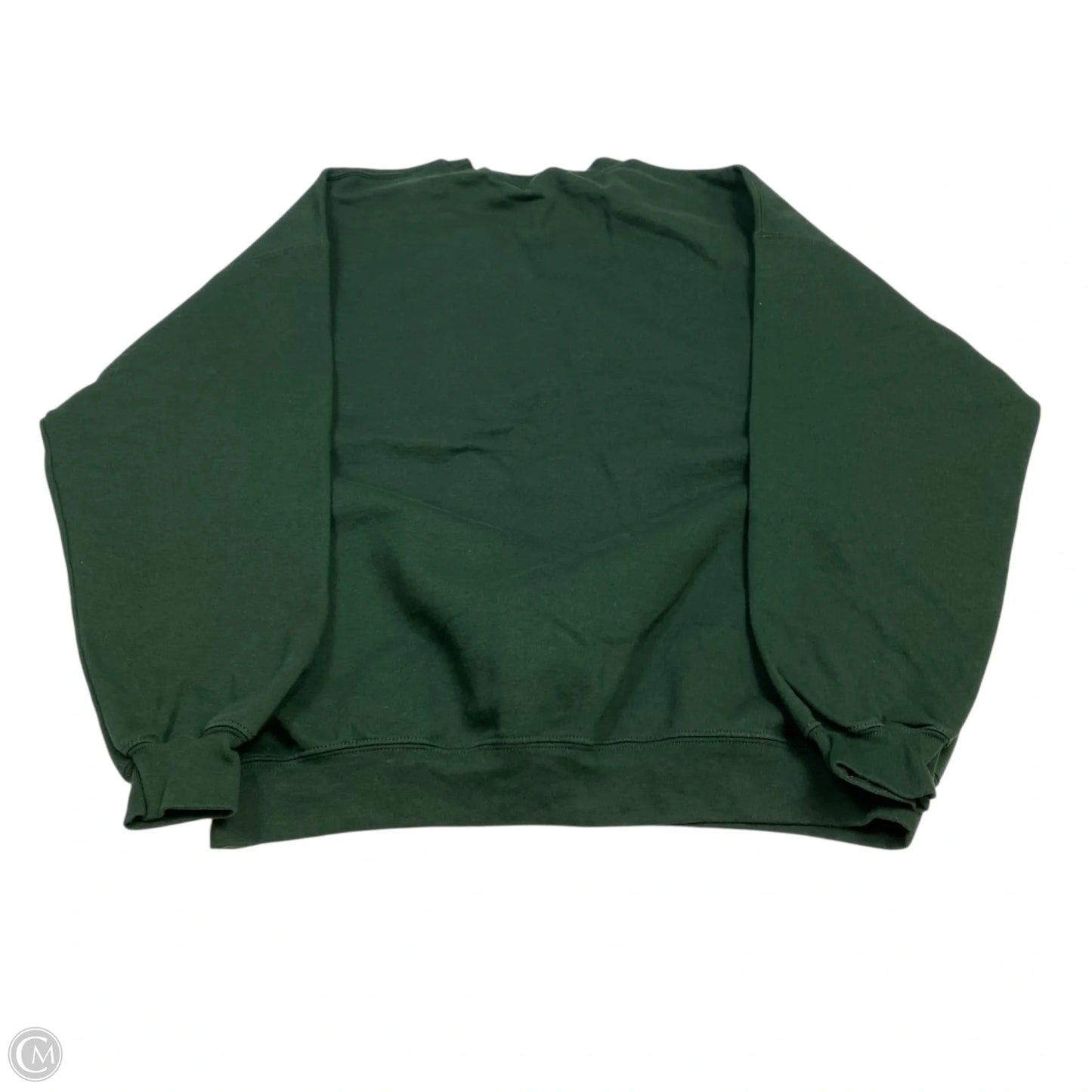 Sweatshirt Collar By Gildan In Green, Size: Xl