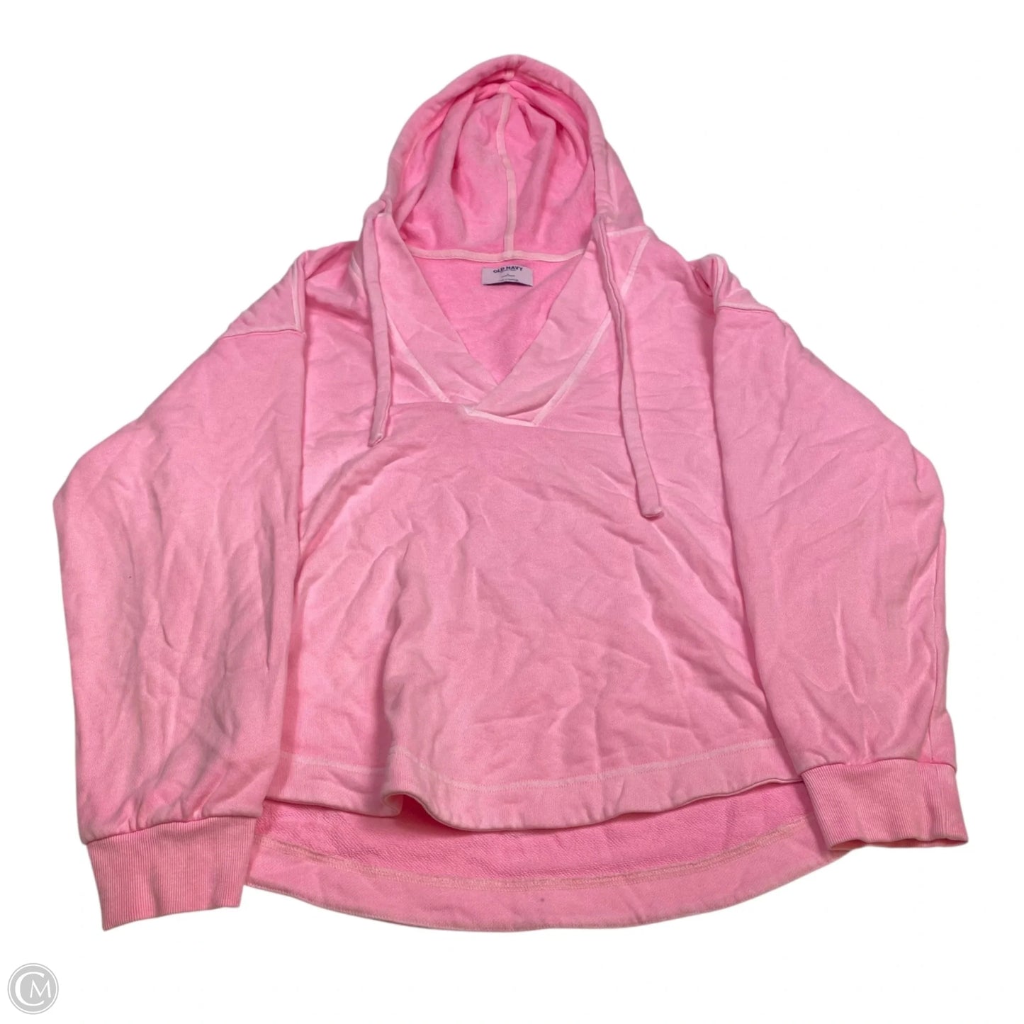 Sweatshirt Hoodie By Old Navy In Pink, Size: L