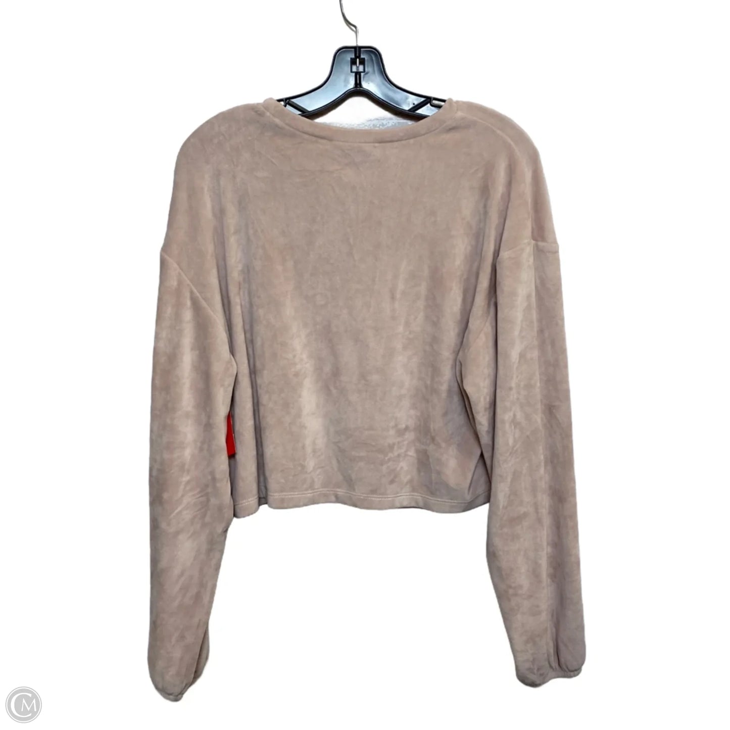 Top Long Sleeve By Double Zero In Pink, Size: L