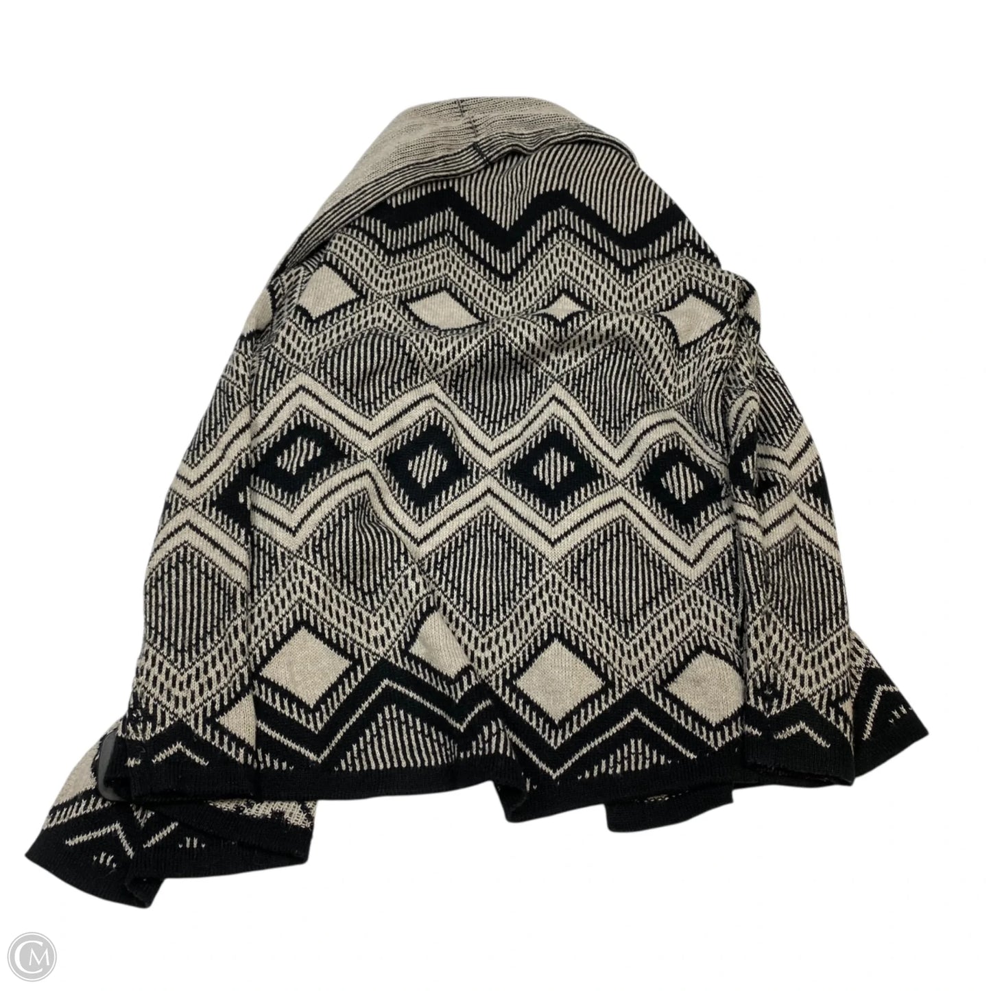 Sweater Cardigan By Old Navy In Black & Grey, Size: Xs