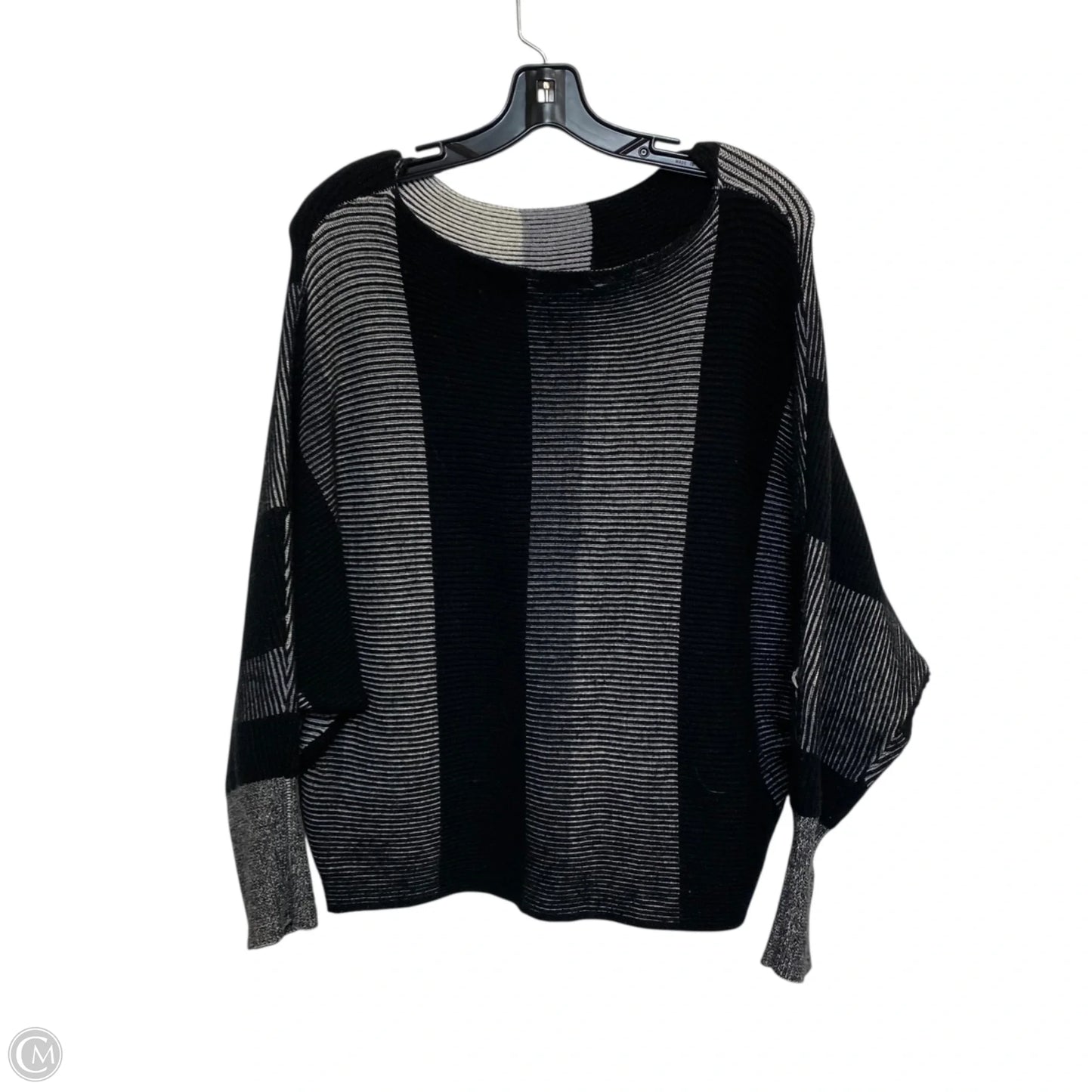 Sweater By Philosophy In Black & White, Size: 1x