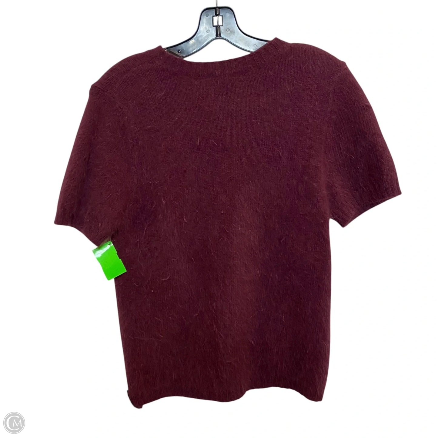 Sweater Short Sleeve By New York And Co In Red, Size: L