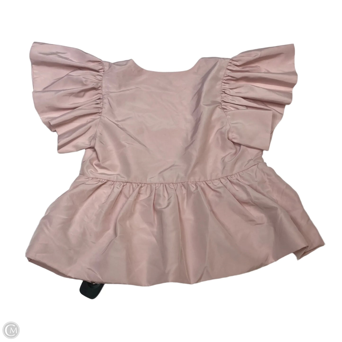 Top Short Sleeve By Express In Pink, Size: S