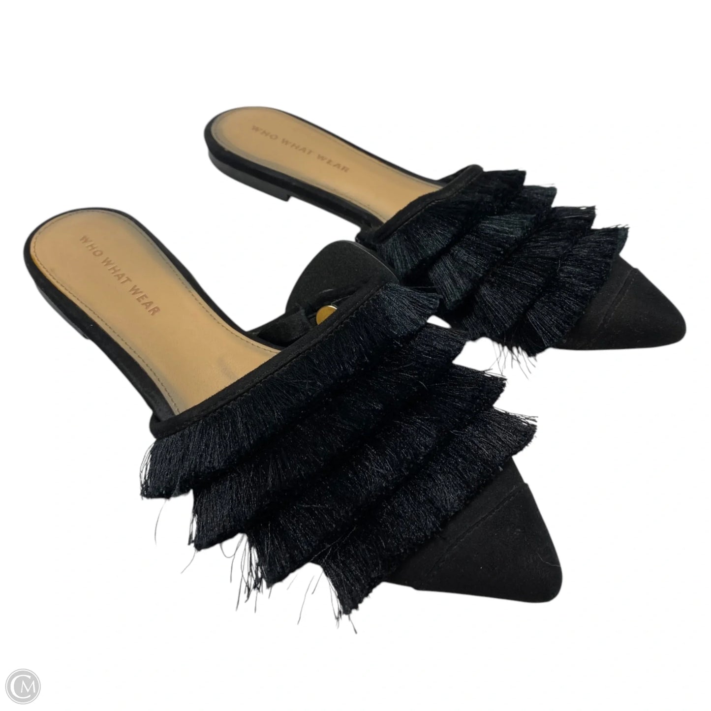 Shoes Flats By Who What Wear In Black, Size: 7.5