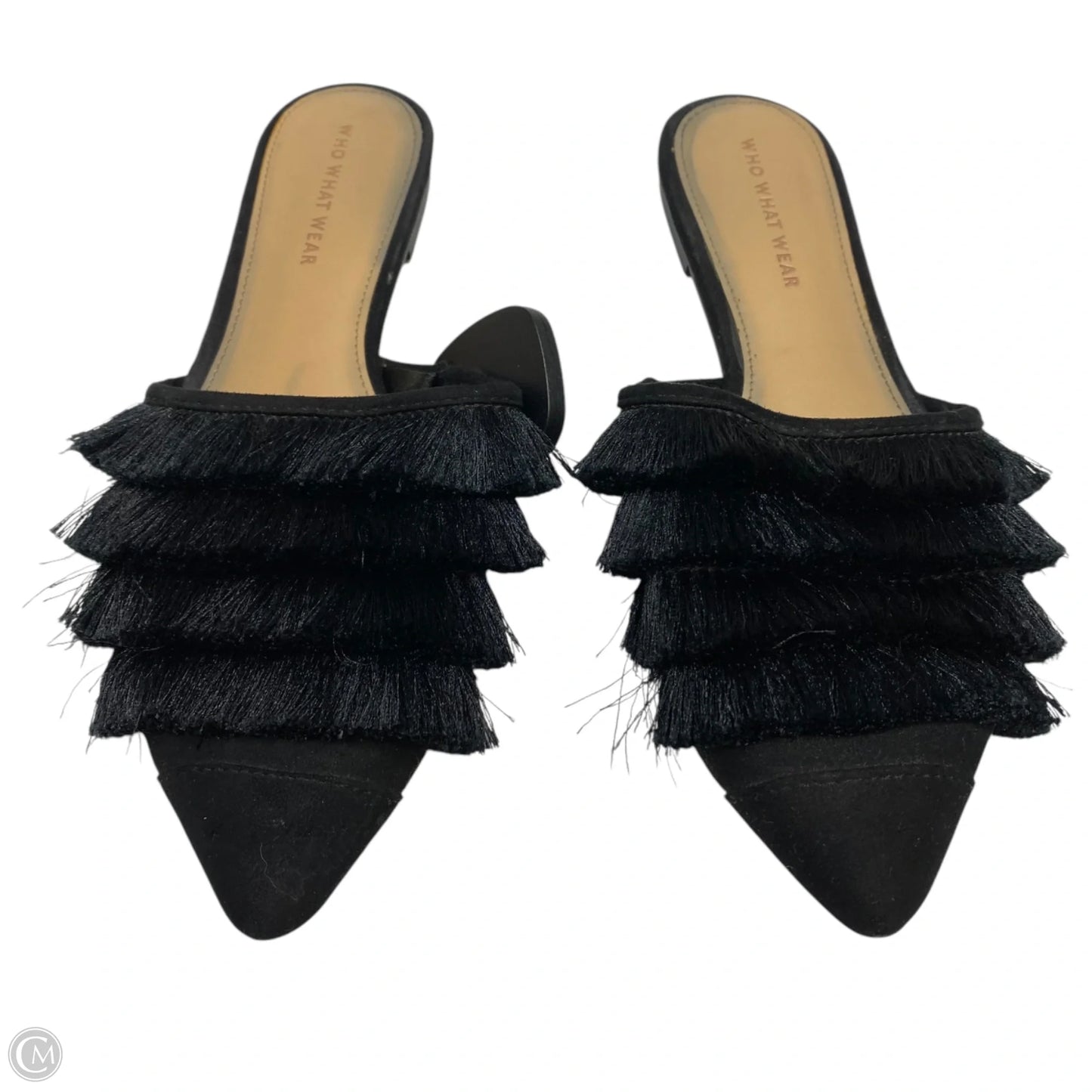 Shoes Flats By Who What Wear In Black, Size: 7.5