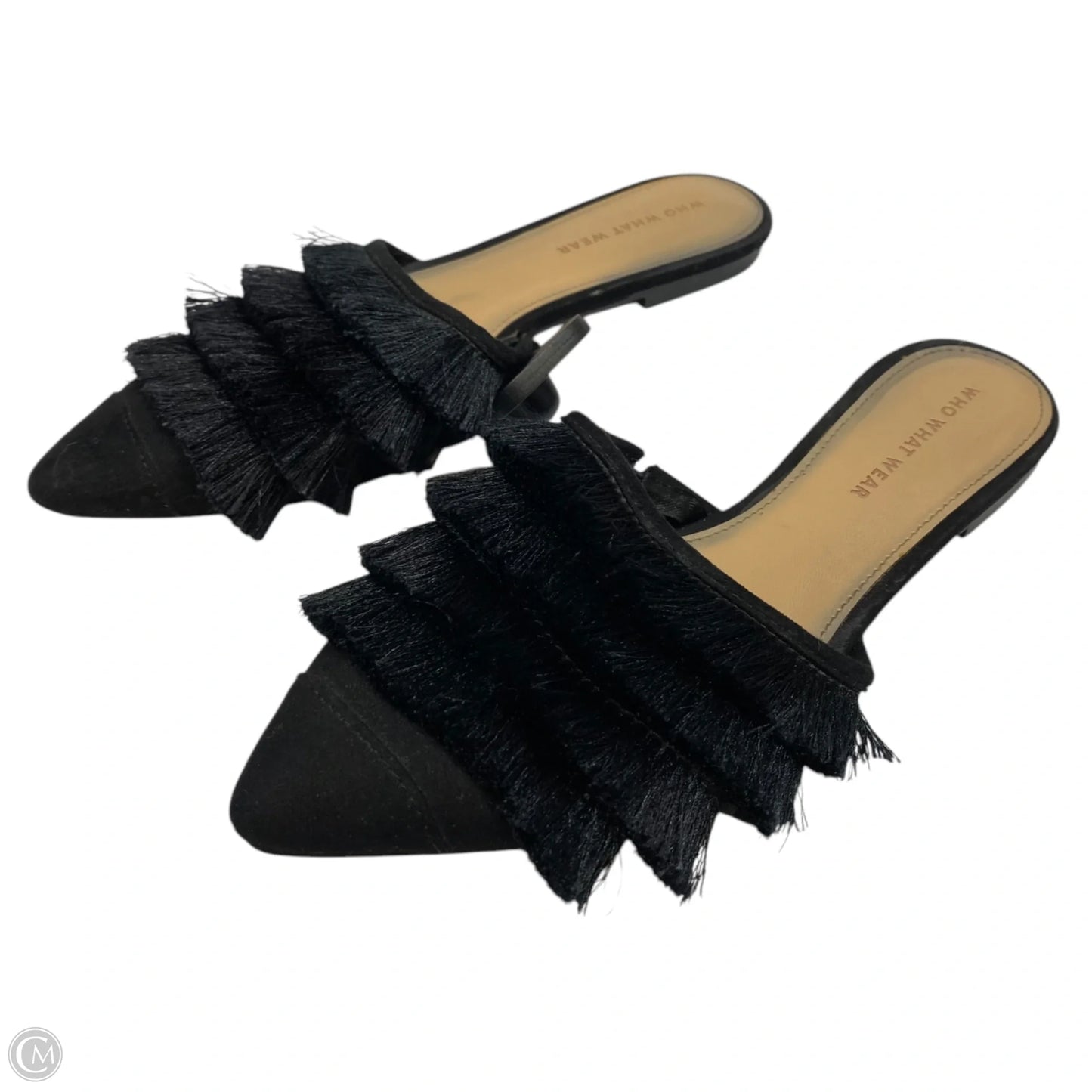 Shoes Flats By Who What Wear In Black, Size: 7.5