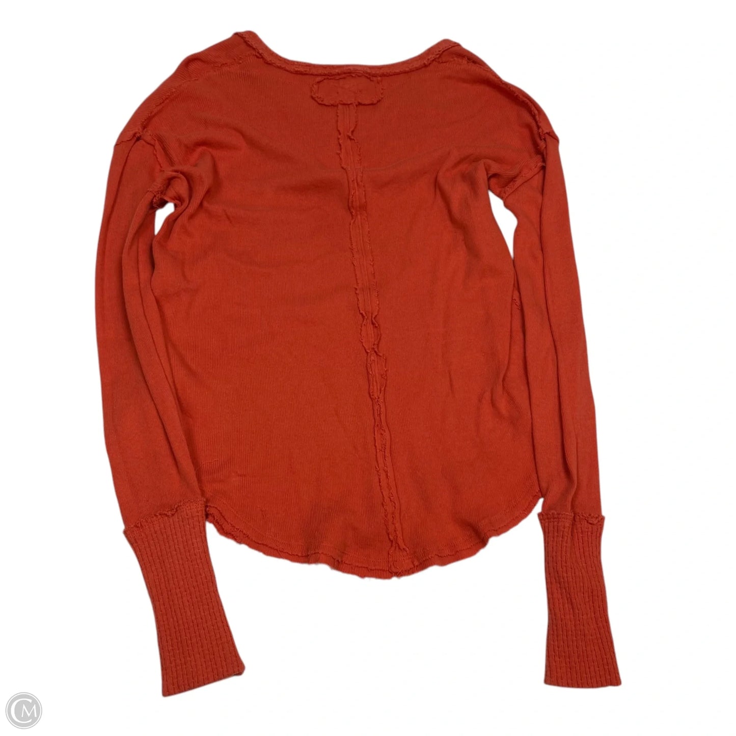 Top Long Sleeve By We The Free In Orange, Size: Xs