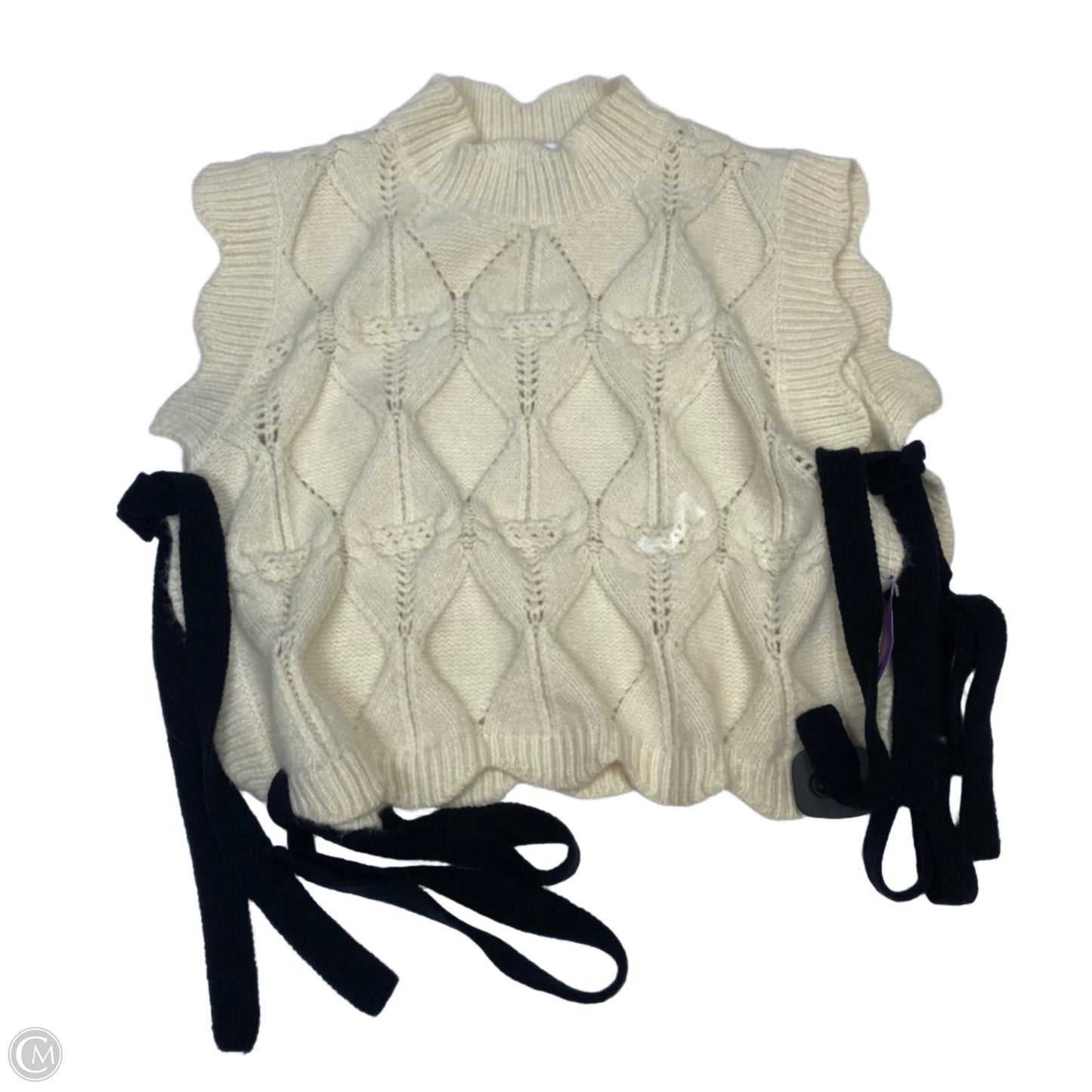 Top Sleeveless By Mable In Cream, Size: S