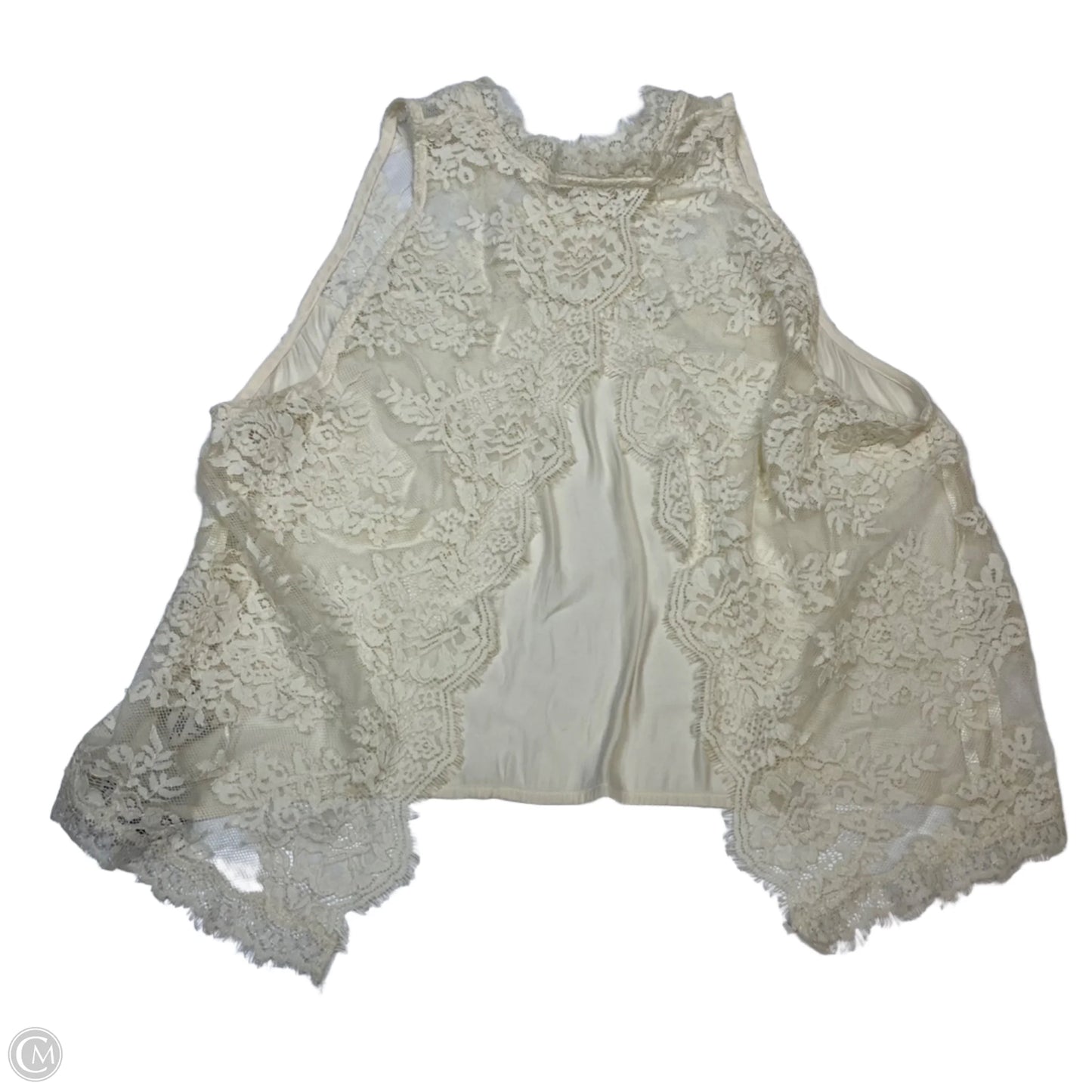 Top Sleeveless By Free People In Cream, Size: L