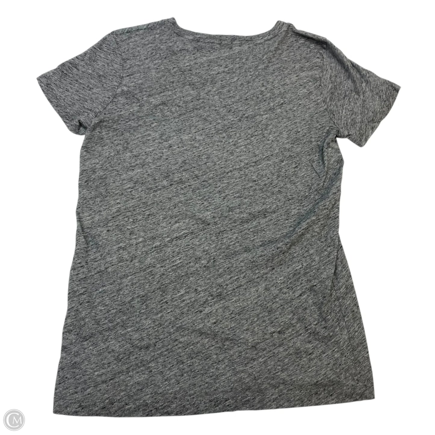 Top Short Sleeve Basic By Madewell In Grey, Size: S