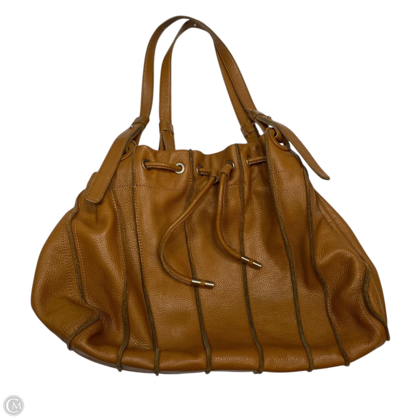 Handbag Leather By Kenneth Cole, Size: Medium