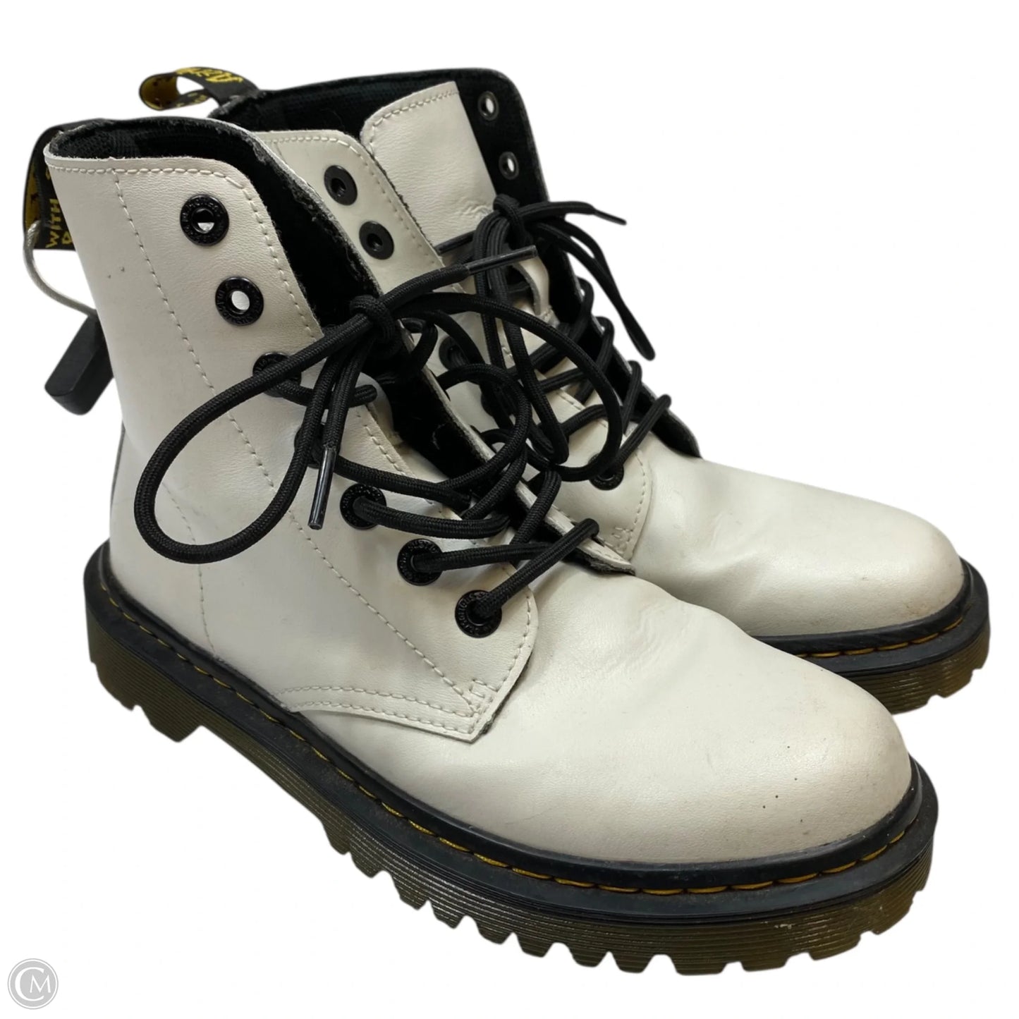 Boots Designer By Dr Martens In White, Size: 7