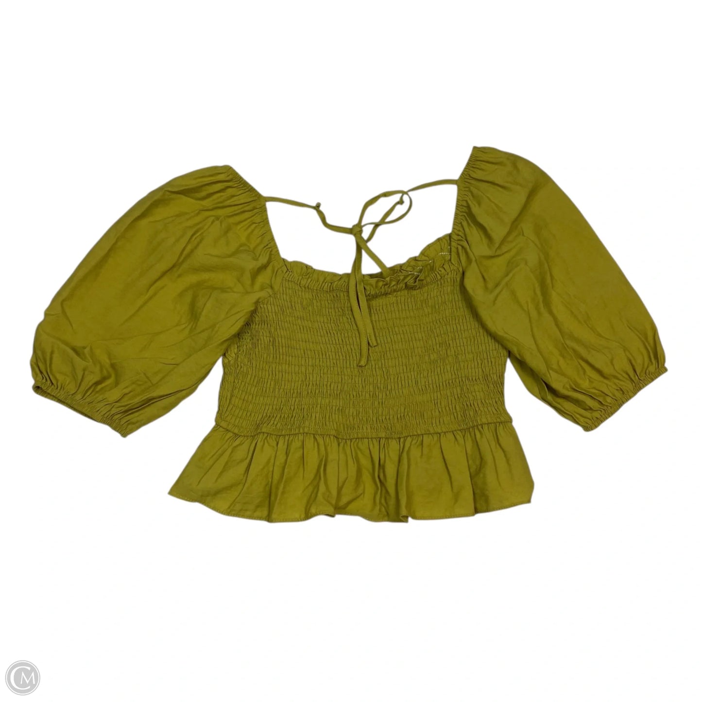 Top Short Sleeve By Vestique In Green, Size: S
