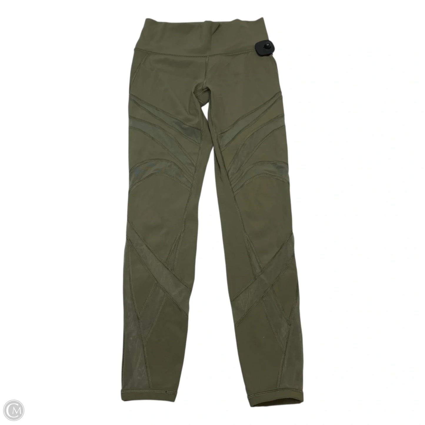 Athletic Leggings By Lululemon In Green, Size: M