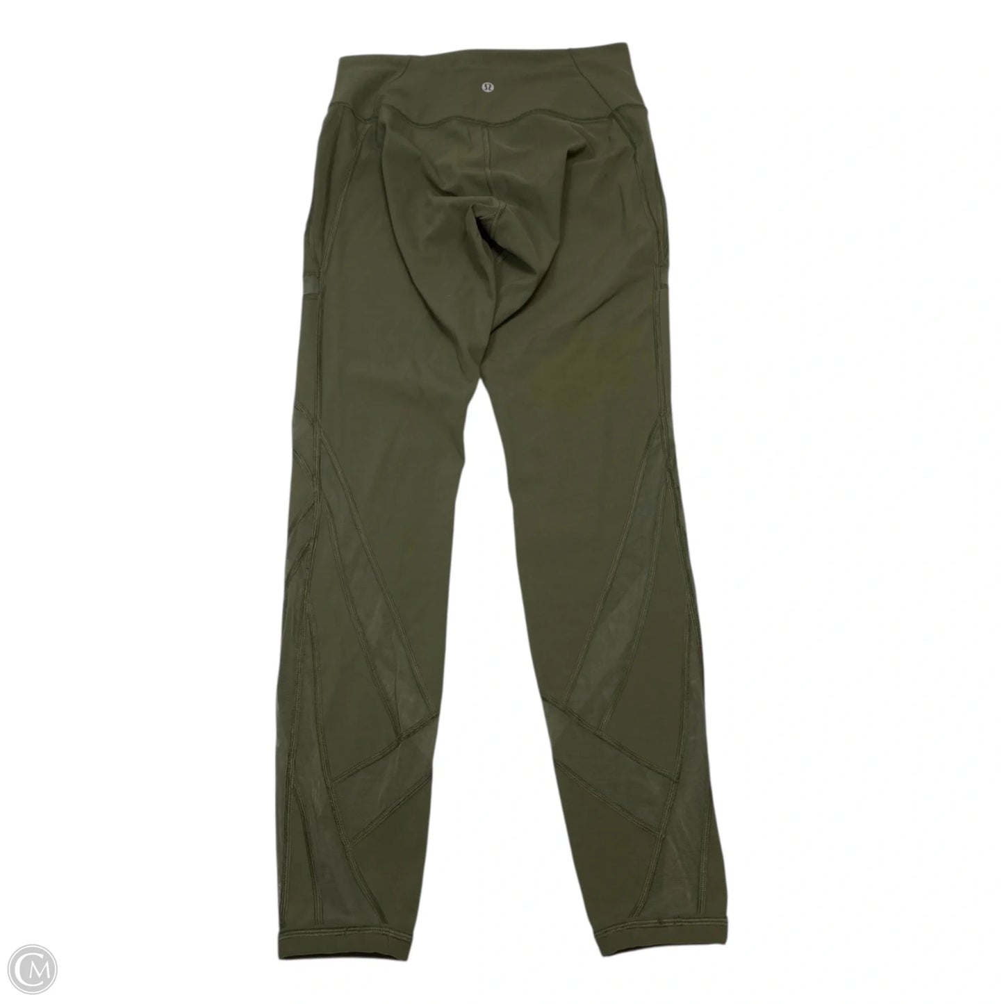 Athletic Leggings By Lululemon In Green, Size: M