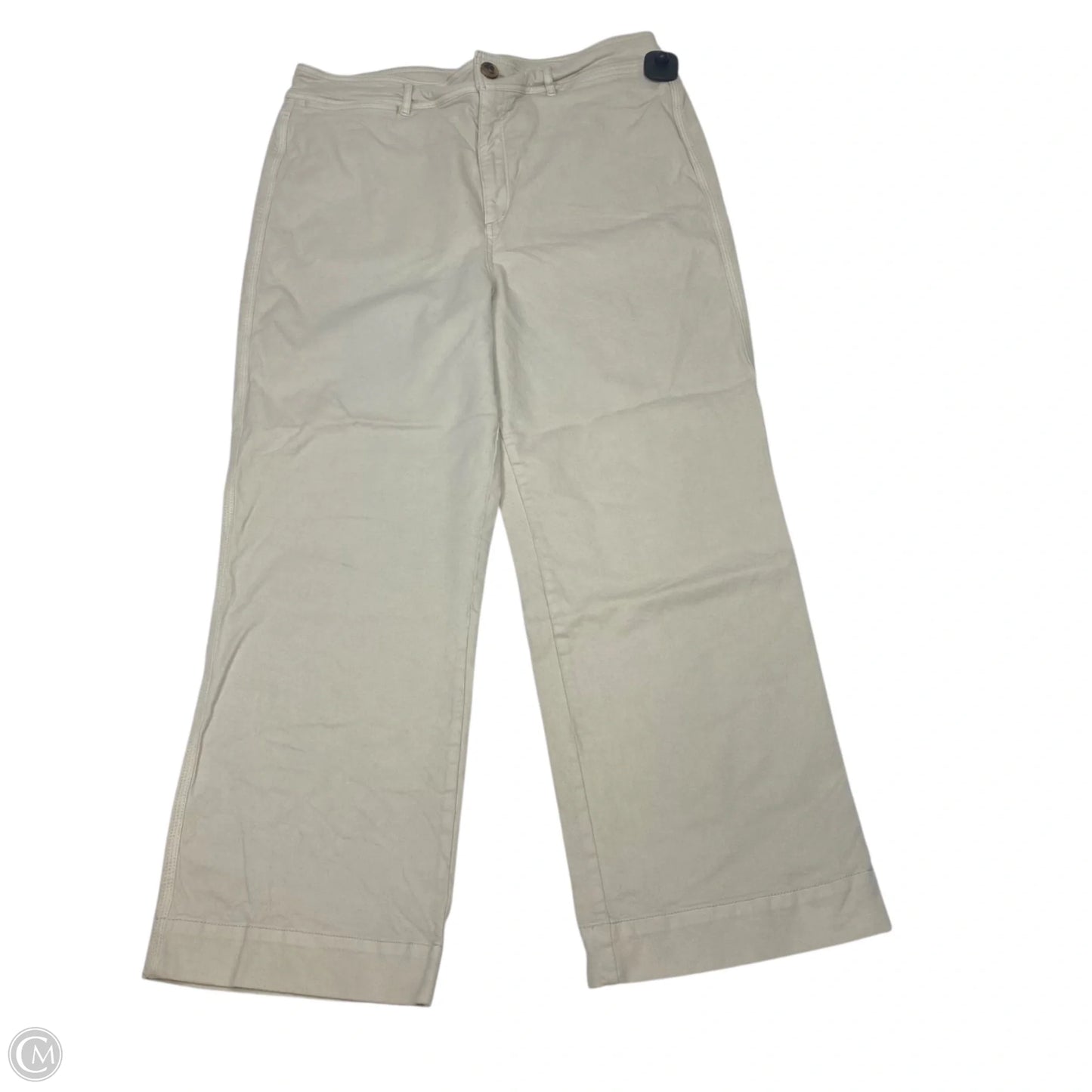 Jeans Wide Leg By Loft In Tan Denim, Size: 16