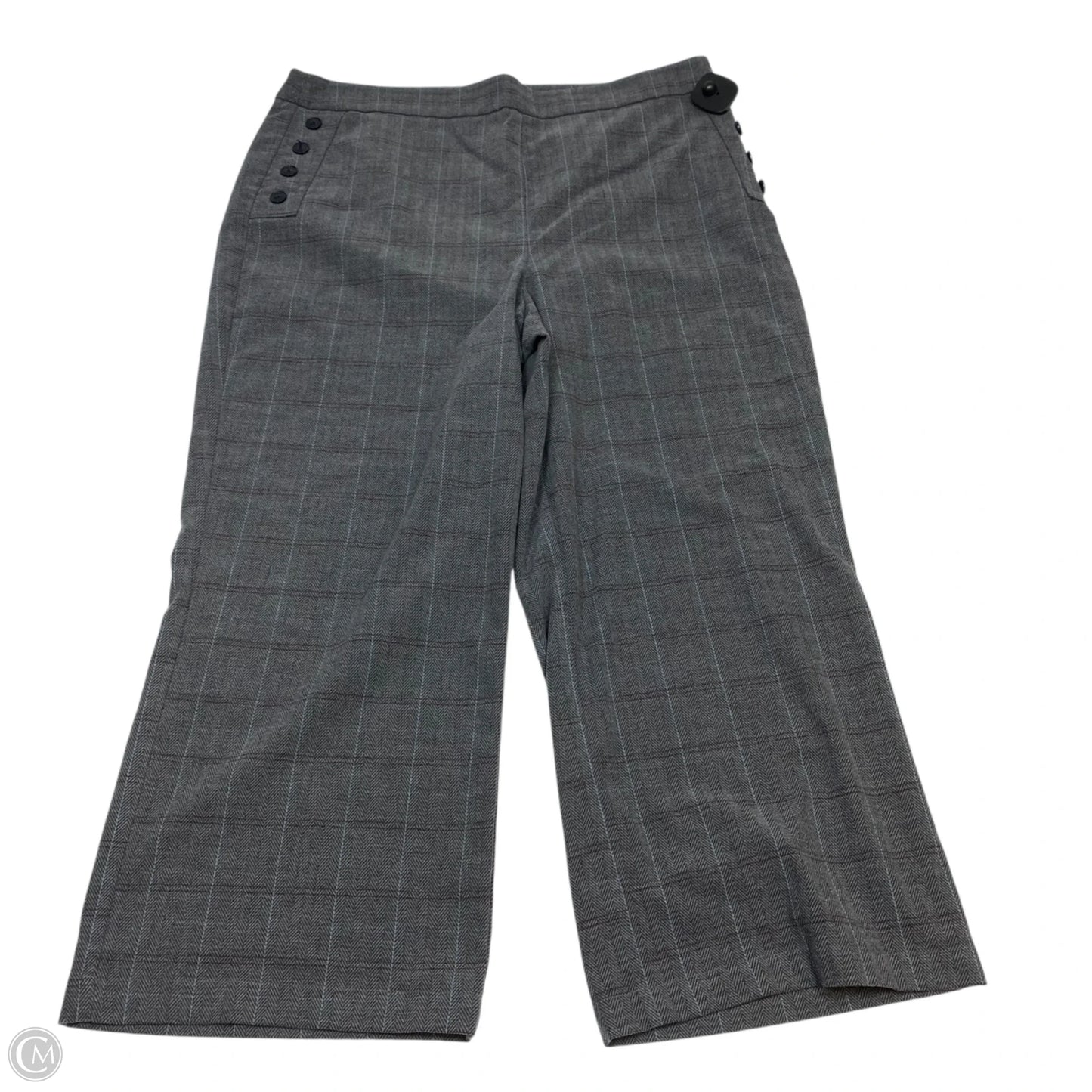 Pants Wide Leg By Loft In Grey, Size: 16