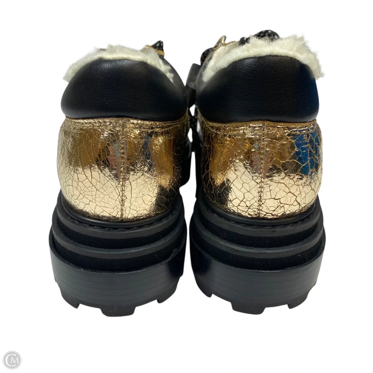 Shoes Heels Platform By Schutz In Gold, Size: 7.5