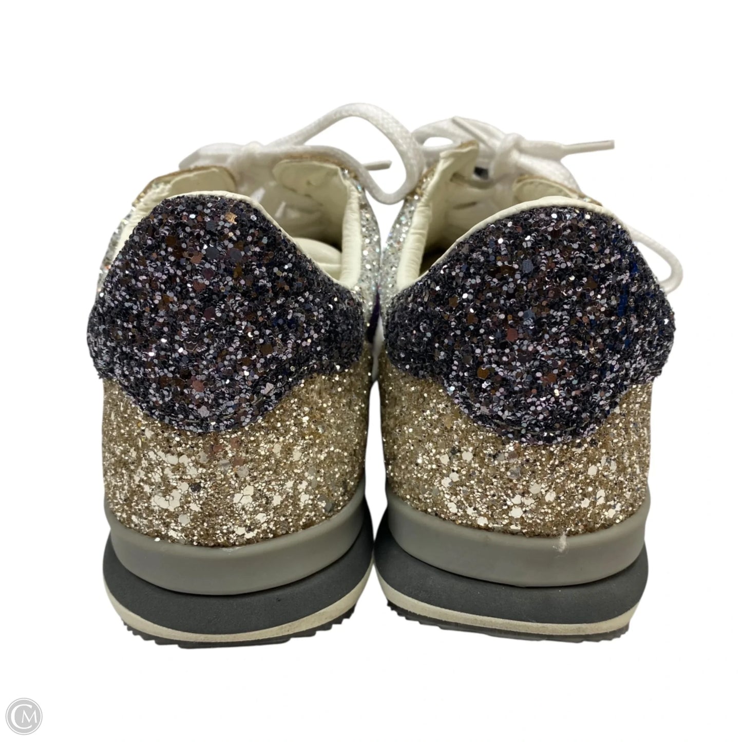 Shoes Sneakers By Vintage Havana In Purple & Silver, Size: 7.5
