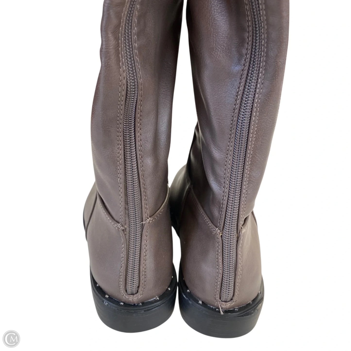 Boots Knee Flats By Bamboo In Brown, Size: 7