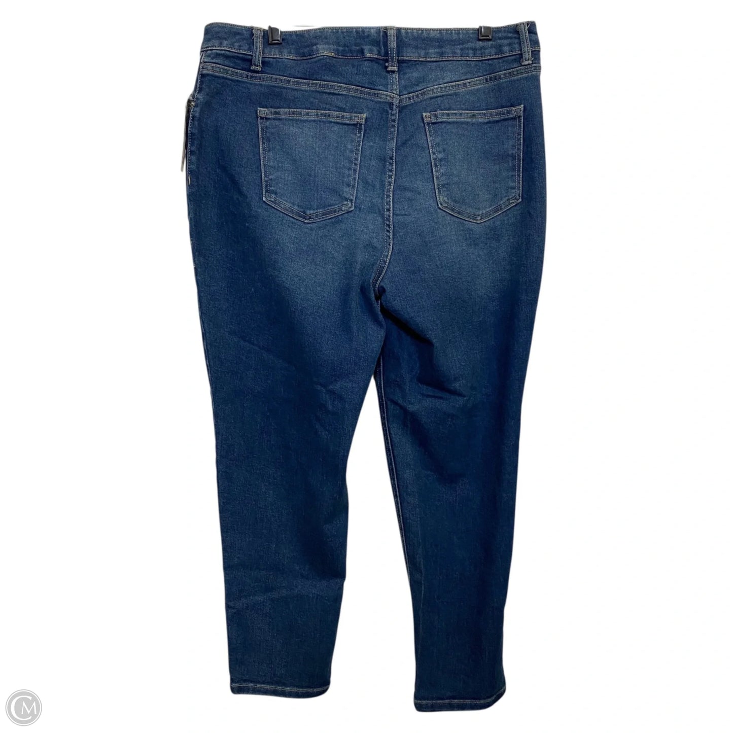 Jeans Skinny By Time And Tru In Blue Denim, Size: 14