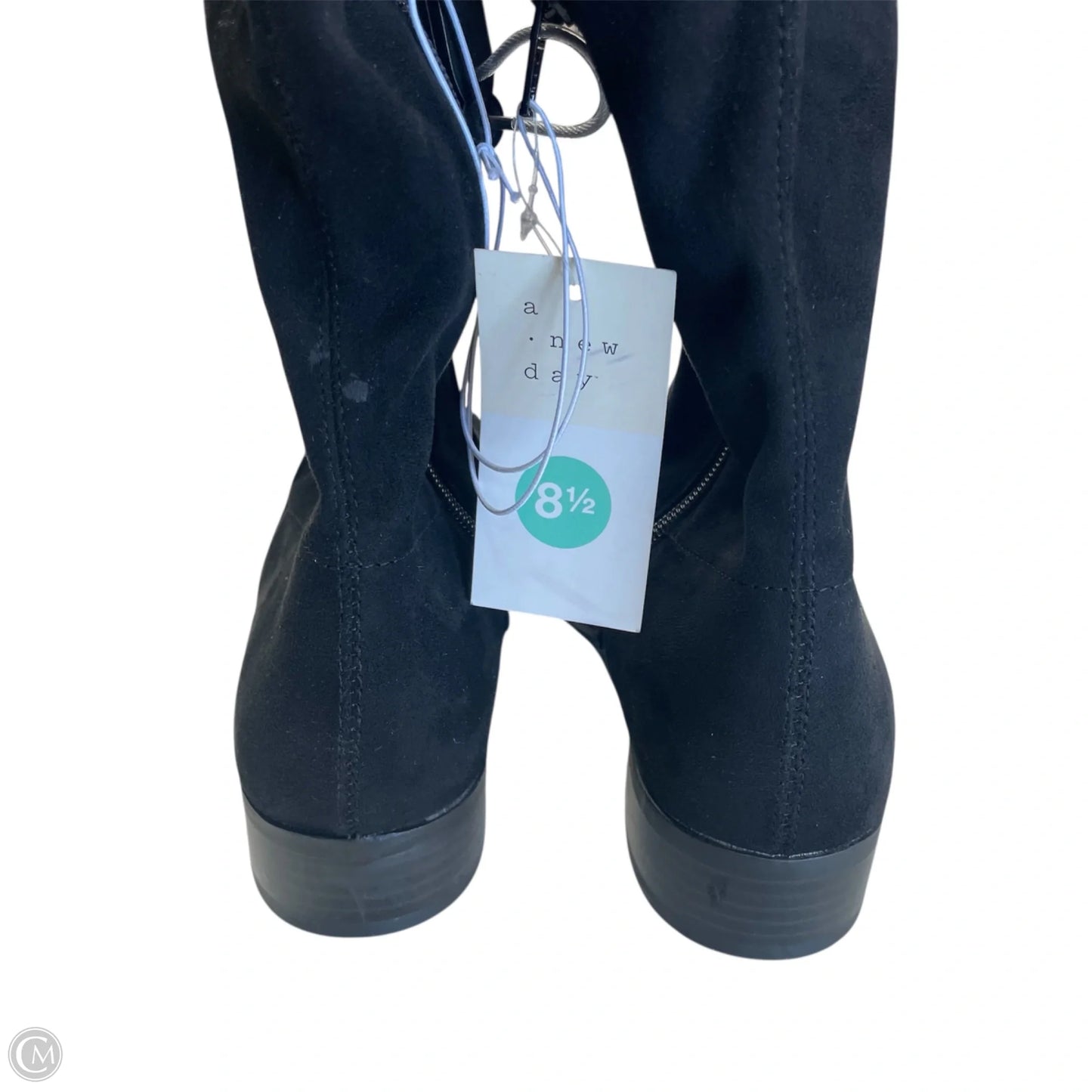 Boots Over-the-knee Flats By A New Day In Black, Size: 8.5