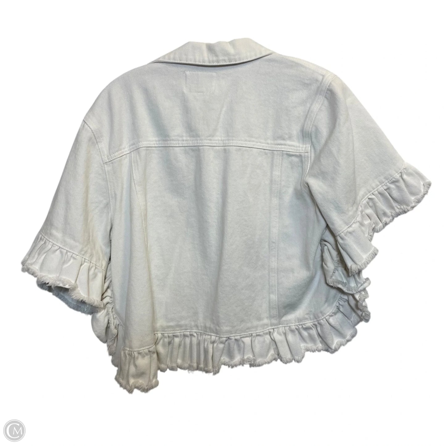 Jacket Denim By Hayden La In White Denim, Size: S