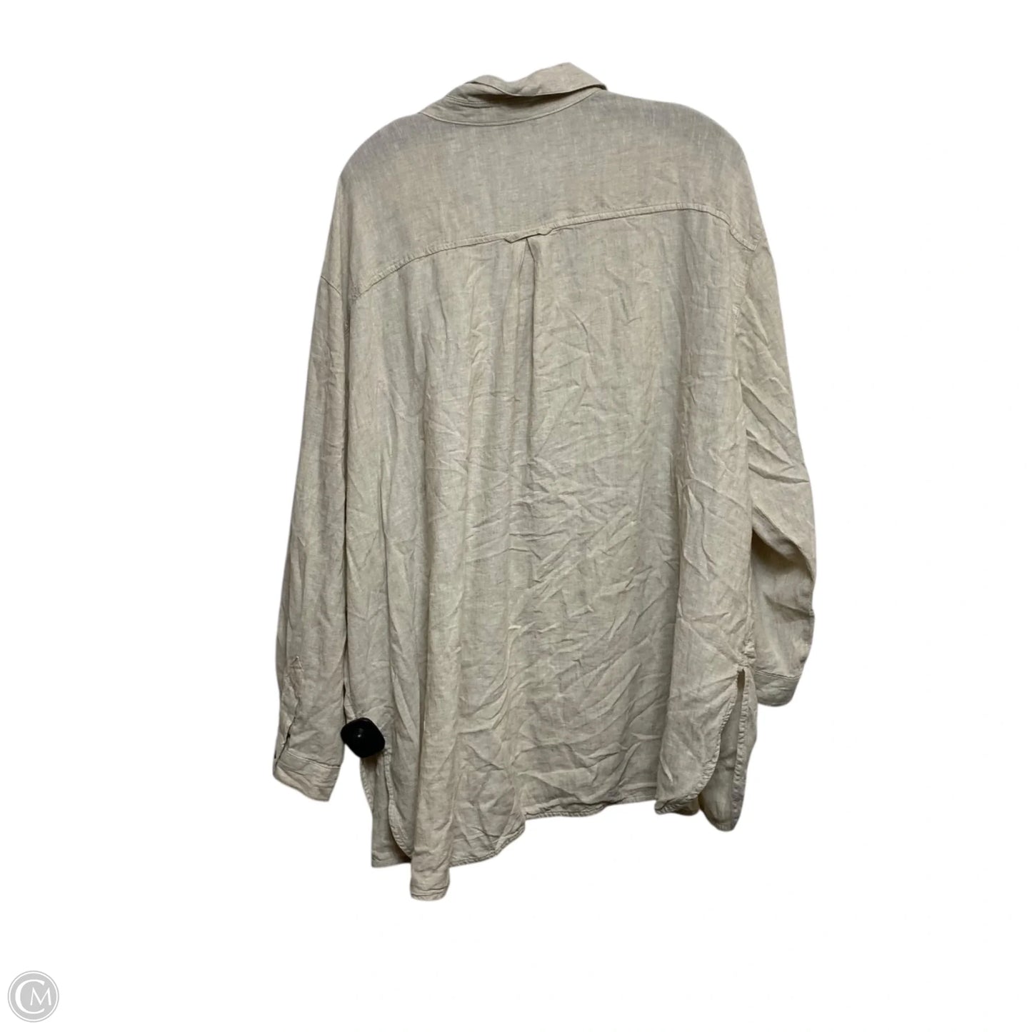 Top Long Sleeve By Old Navy In Beige, Size: 3x