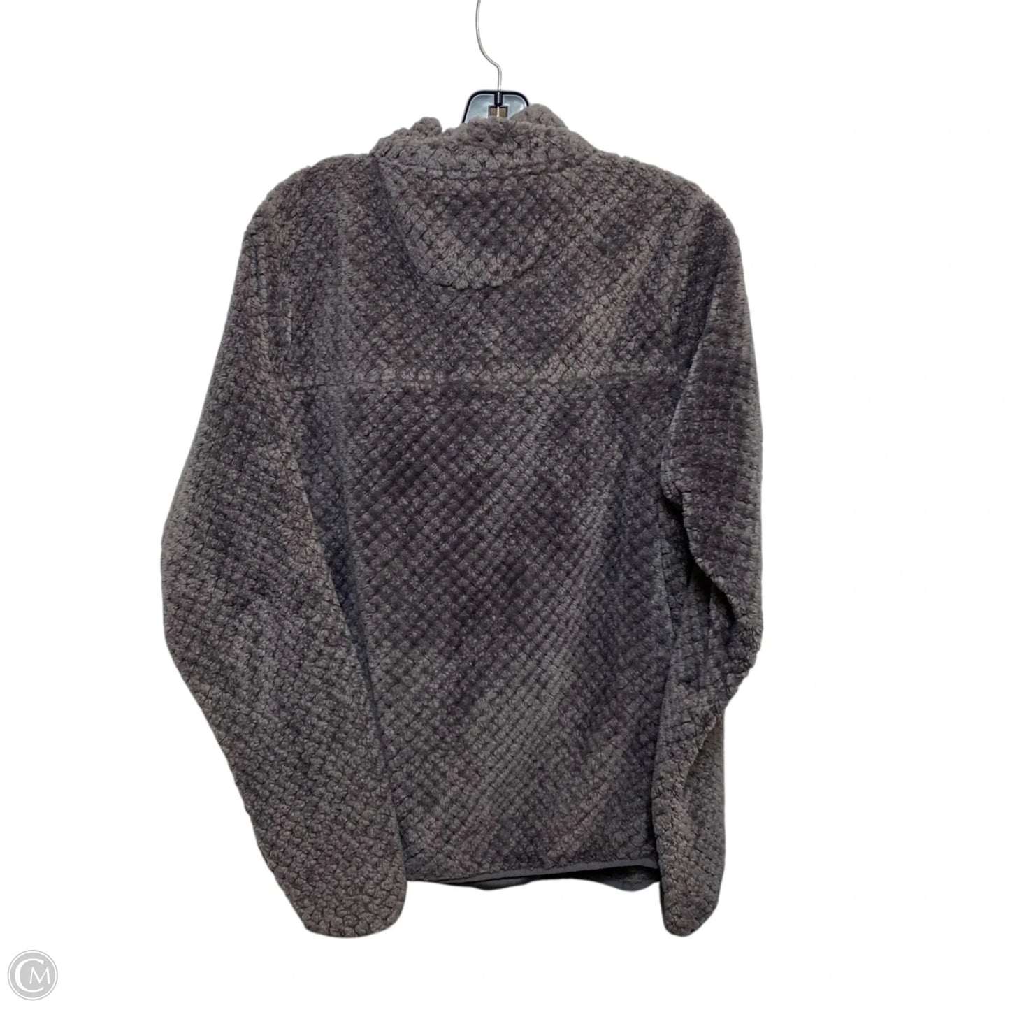 Jacket Faux Fur & Sherpa By Simply Southern In Grey, Size: Xl