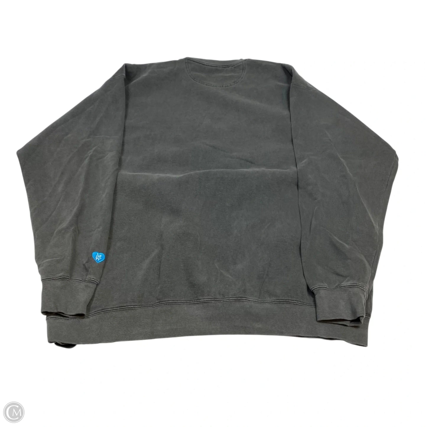 Sweatshirt Crewneck By Comfort Colors In Grey, Size: 2x