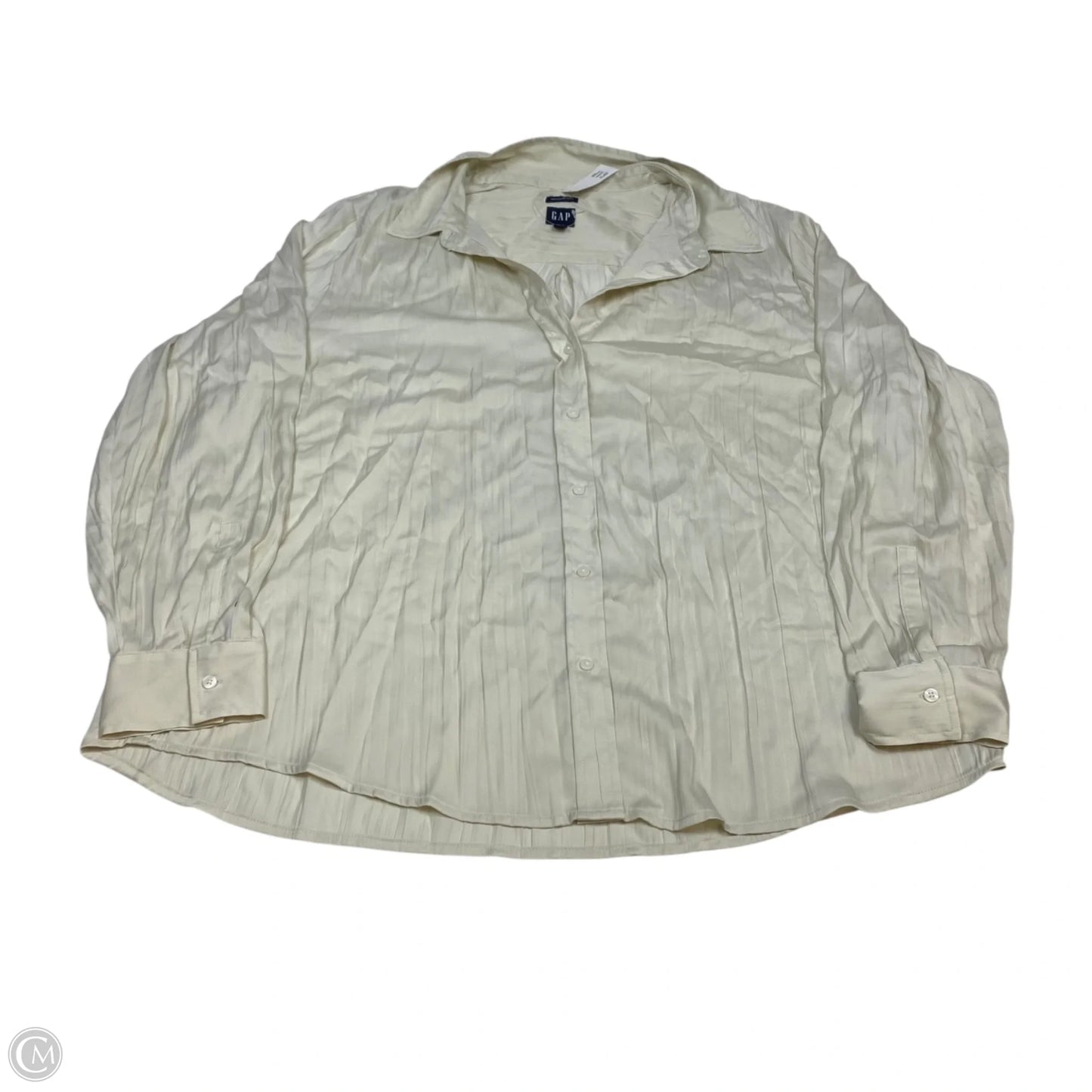 Top Long Sleeve By Gap In Beige, Size: Xl