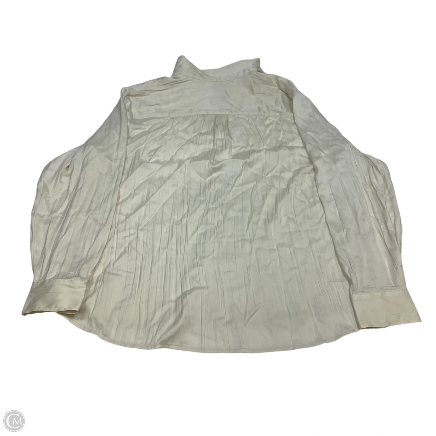 Top Long Sleeve By Gap In Beige, Size: Xl