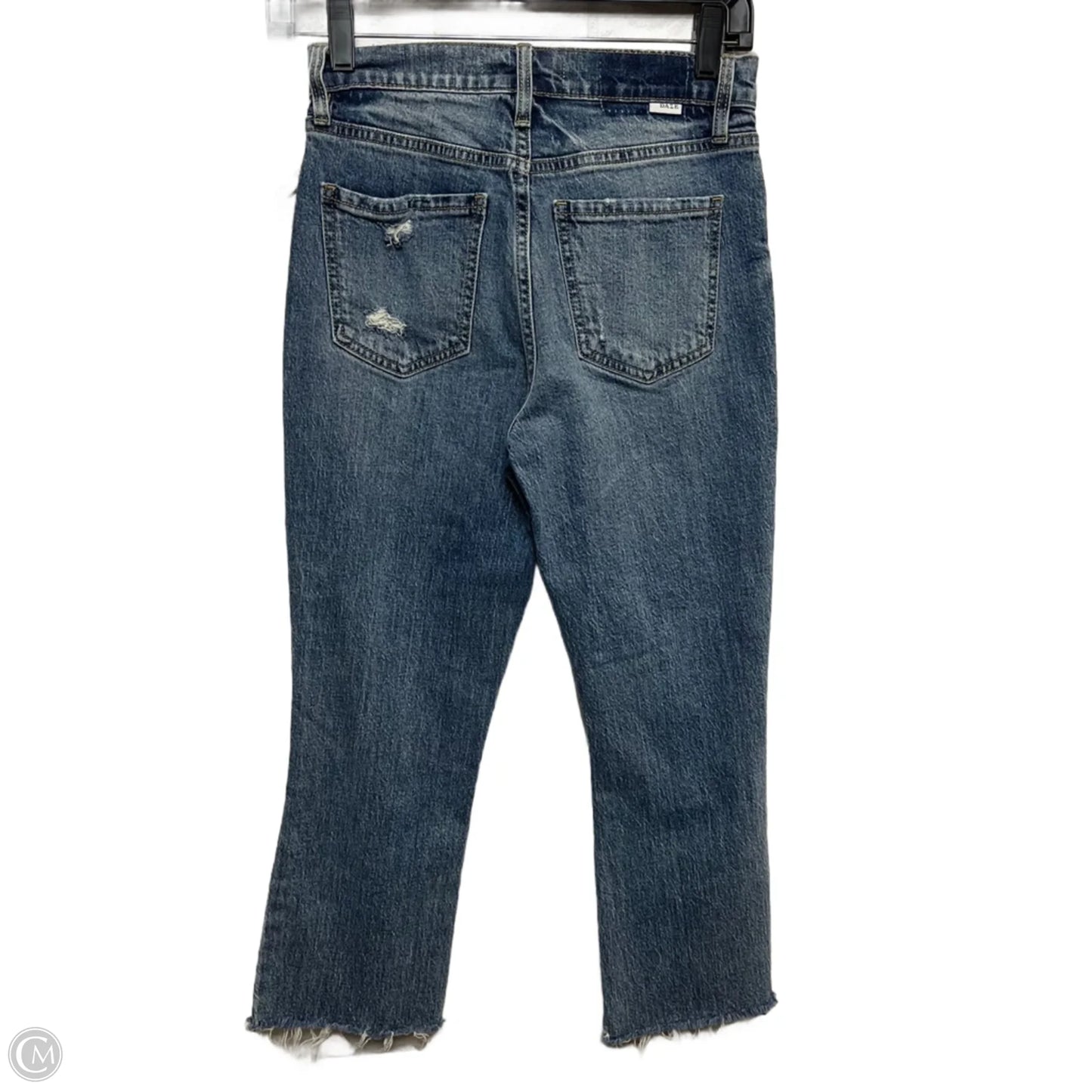 Jeans Cropped By Daze In Blue Denim, Size: 0