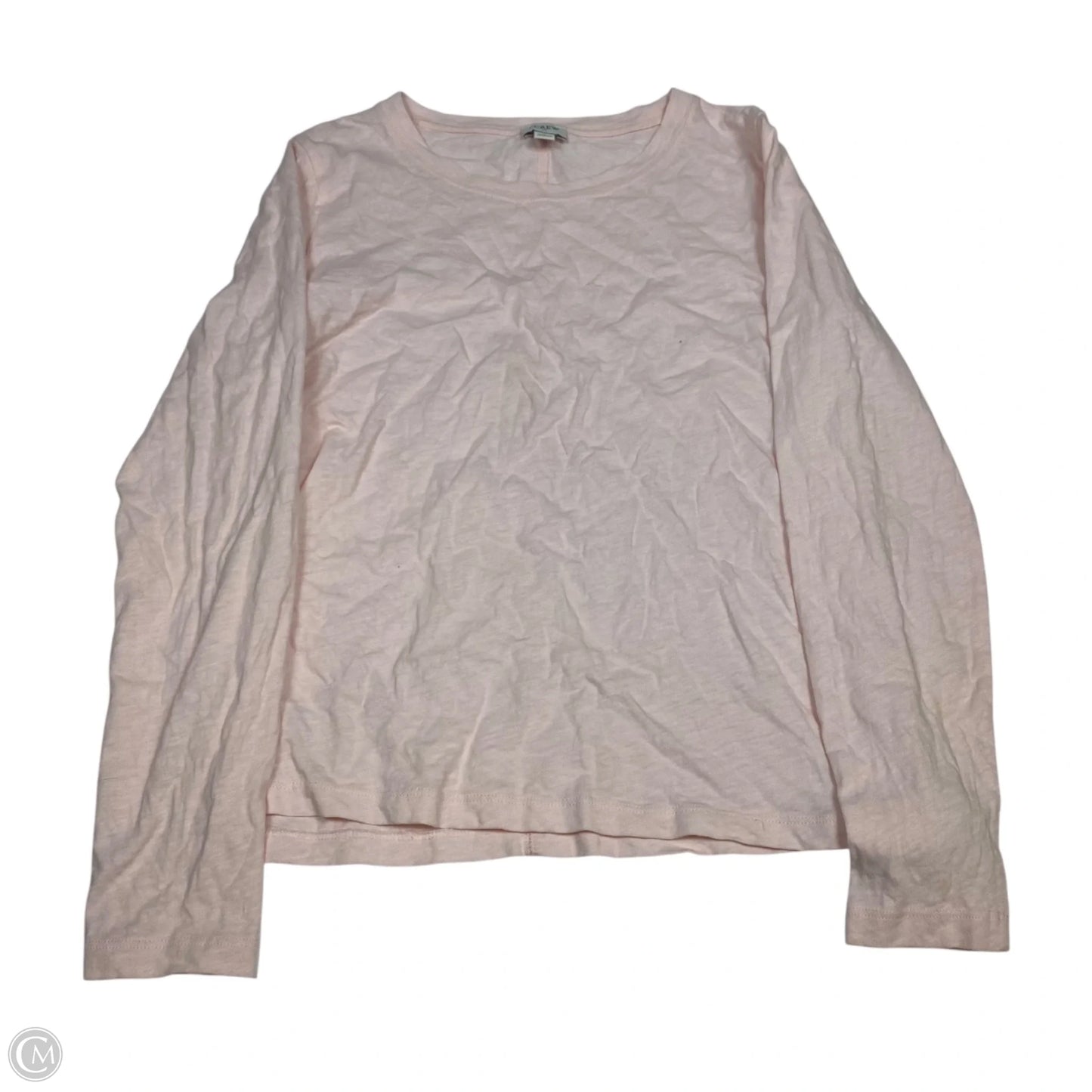 Top Long Sleeve Basic By J. Crew In Pink, Size: M