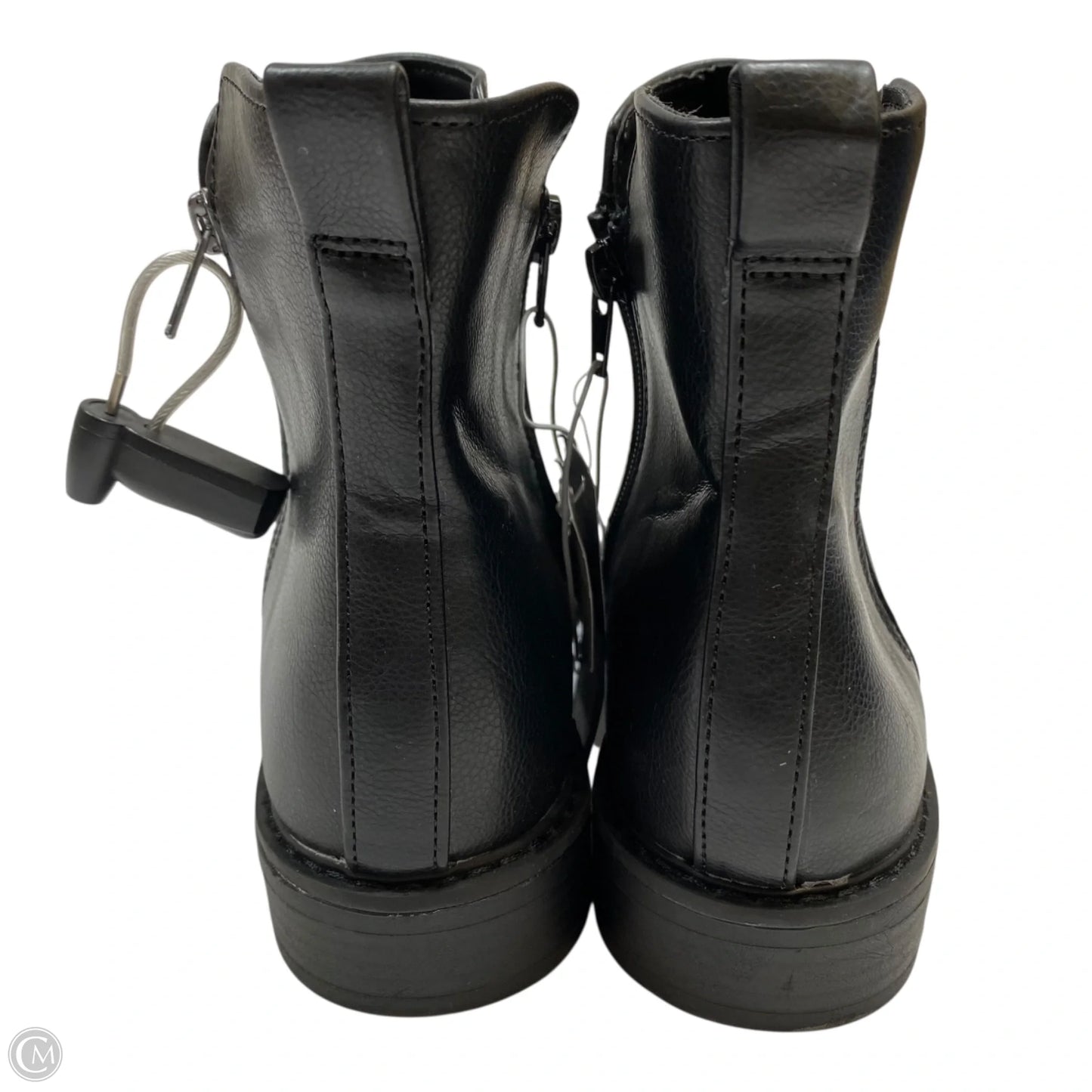 Boots Ankle Flats By Universal Thread In Black, Size: 7.5