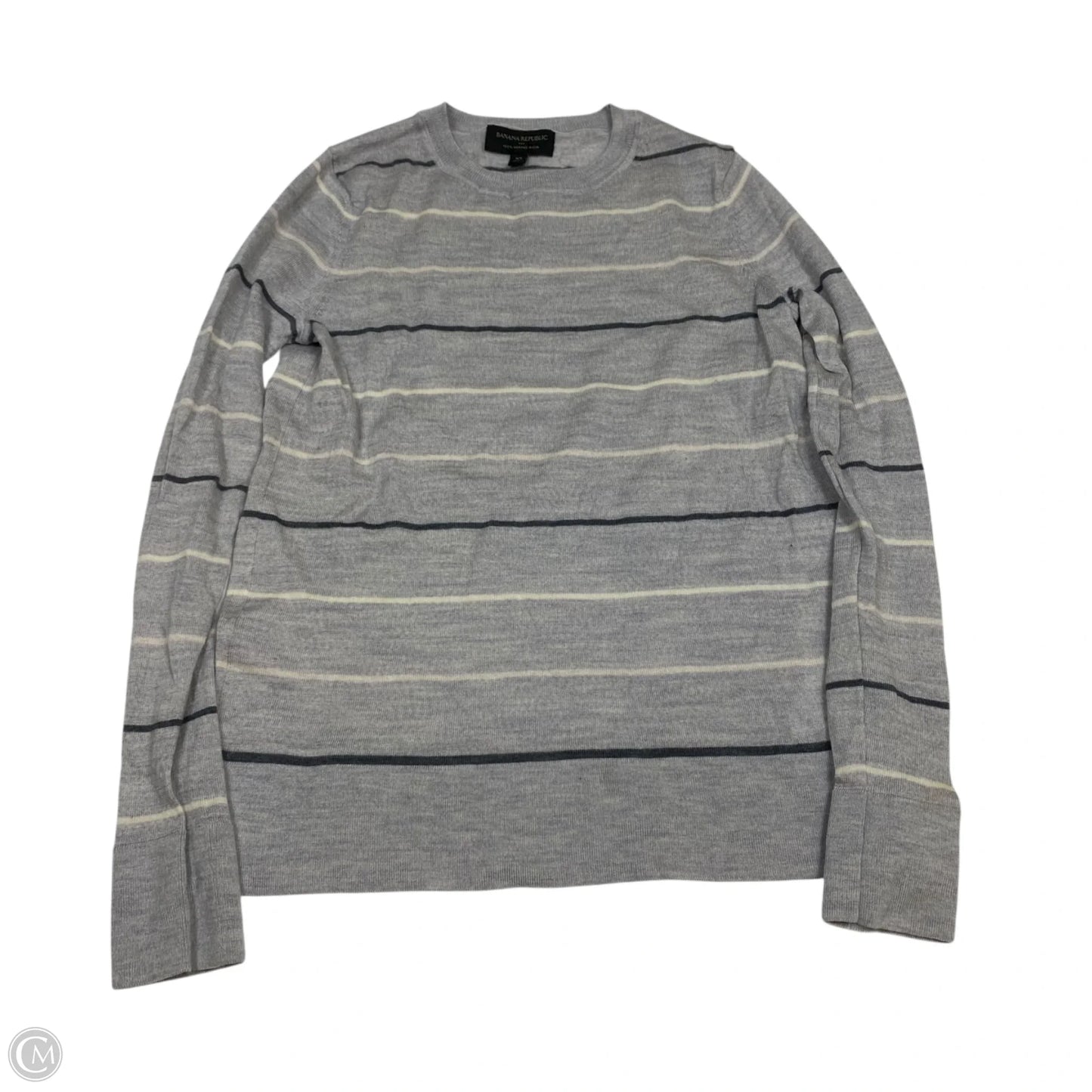 Top Long Sleeve By Banana Republic In Grey, Size: Xs