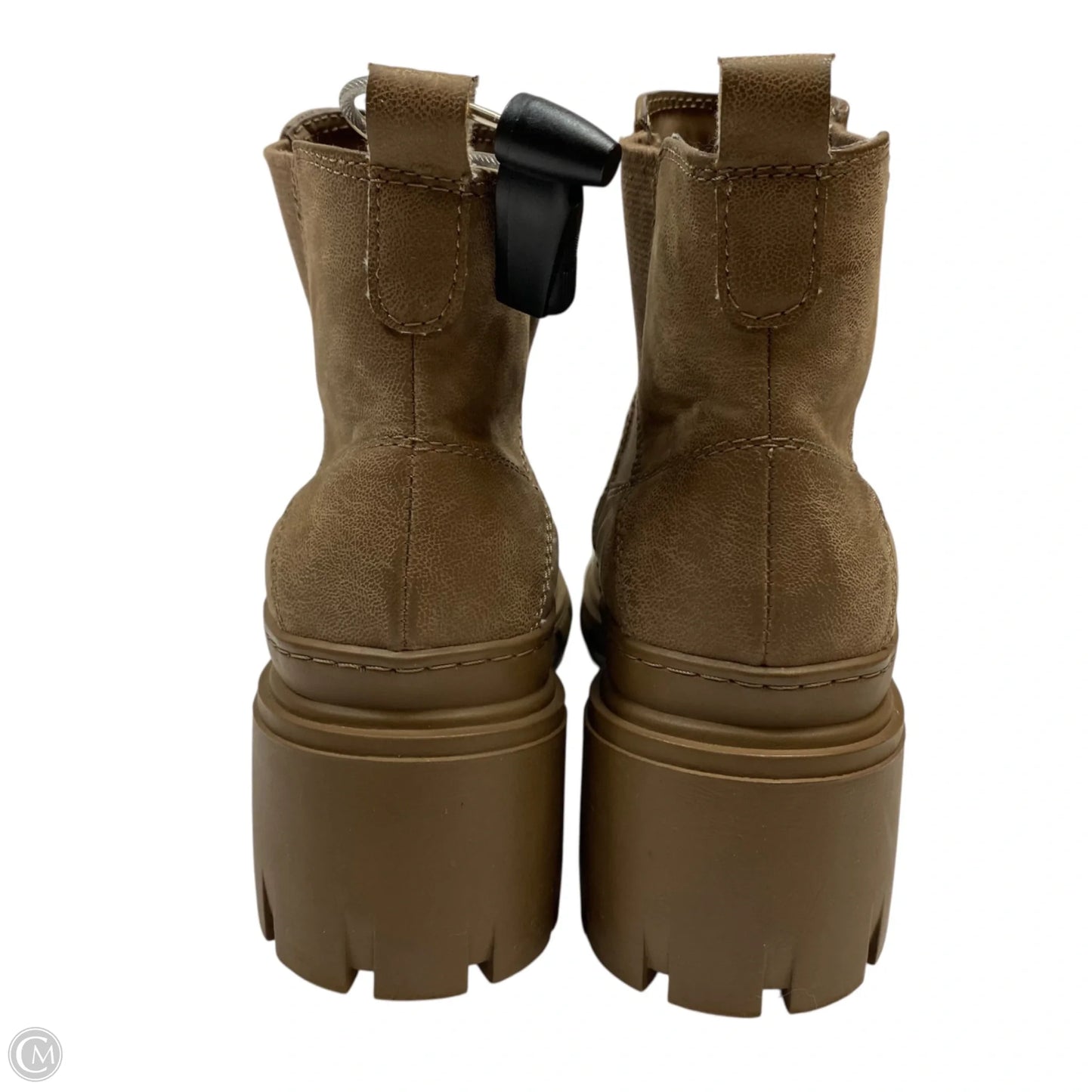 Boots Ankle Heels By Mia In Brown, Size: 8