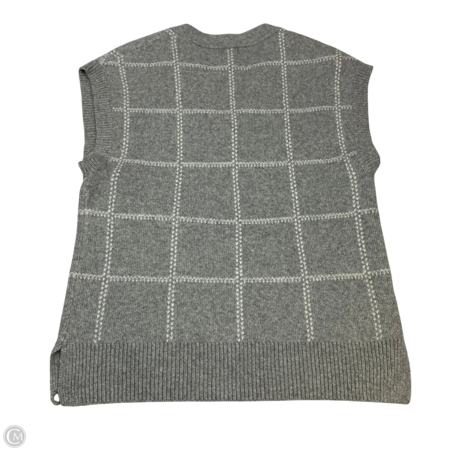 Vest Sweater By A New Day In Grey, Size: S