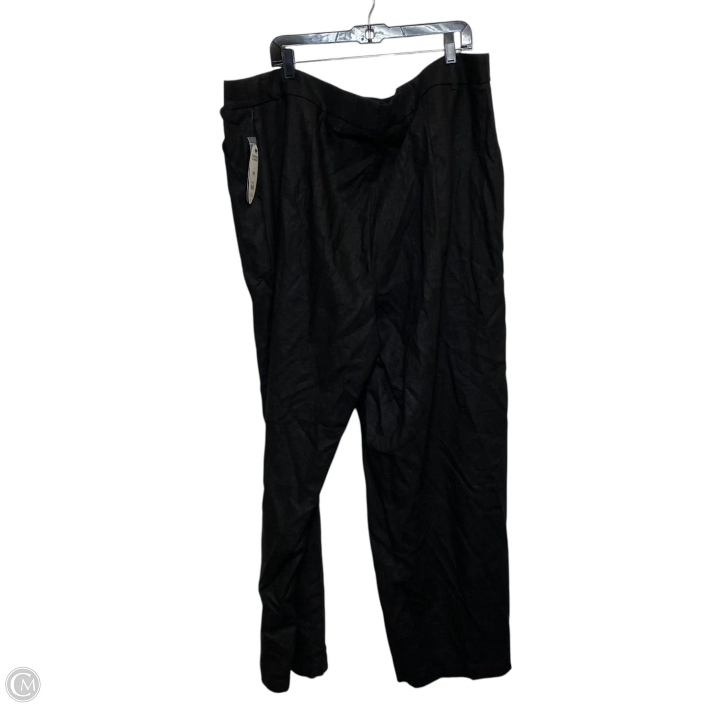 Pants Wide Leg By Scoop In Black, Size: 22