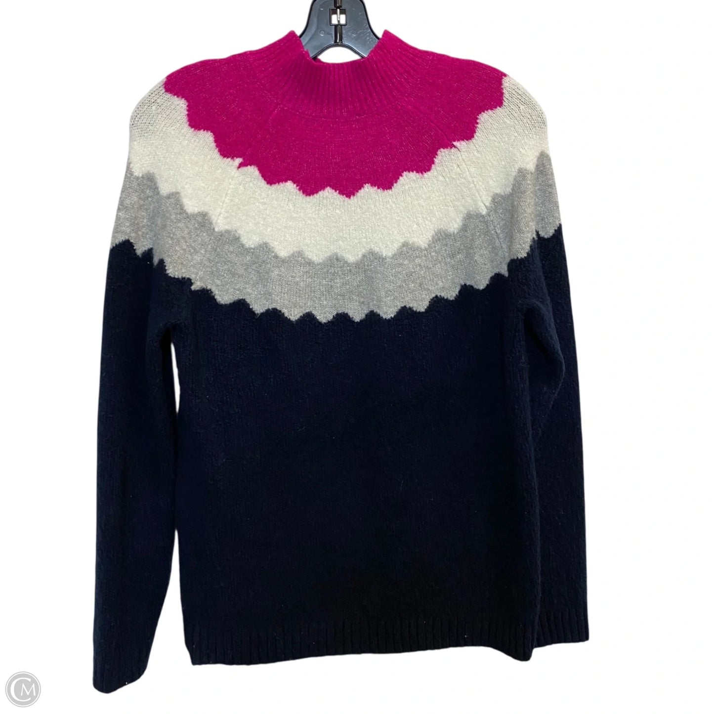Sweater By Talbots In Blue & Pink, Size: S