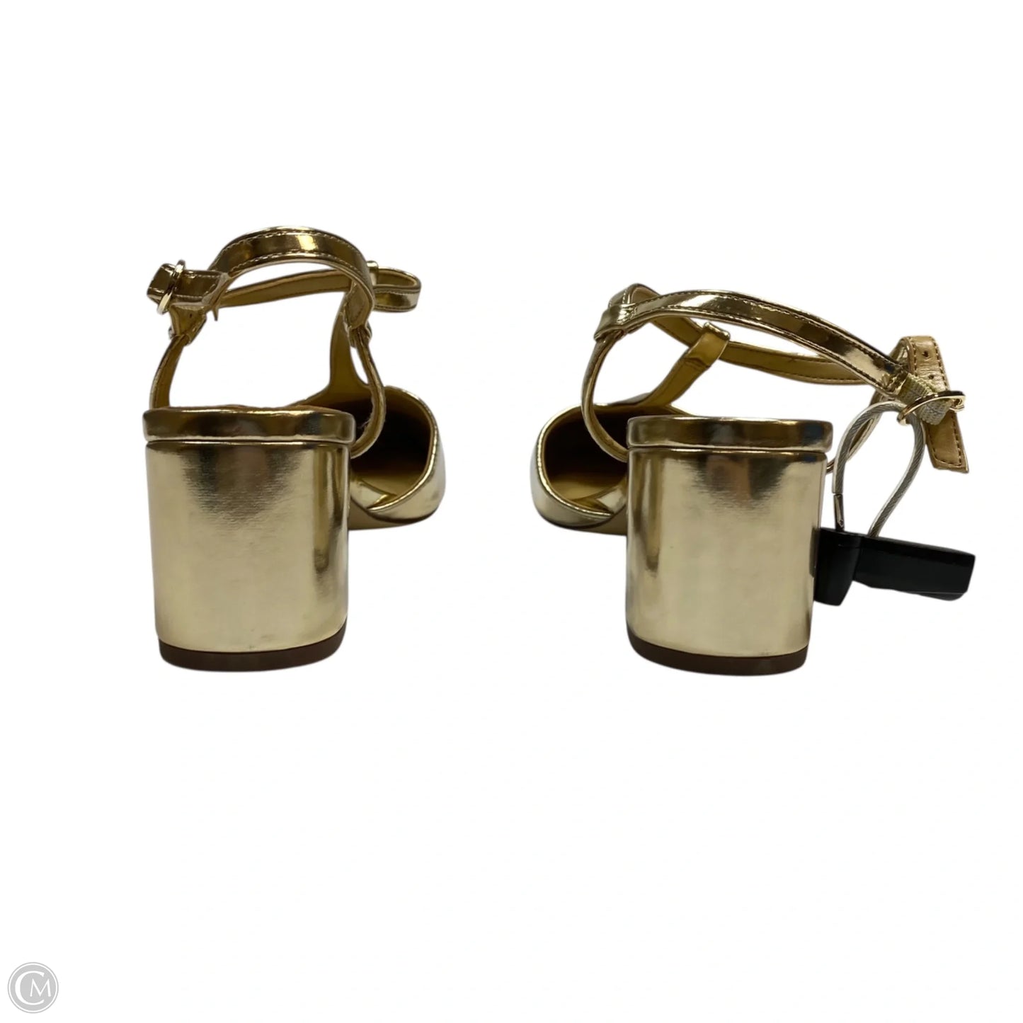 Shoes Heels Block By J. Crew In Gold, Size: 7.5